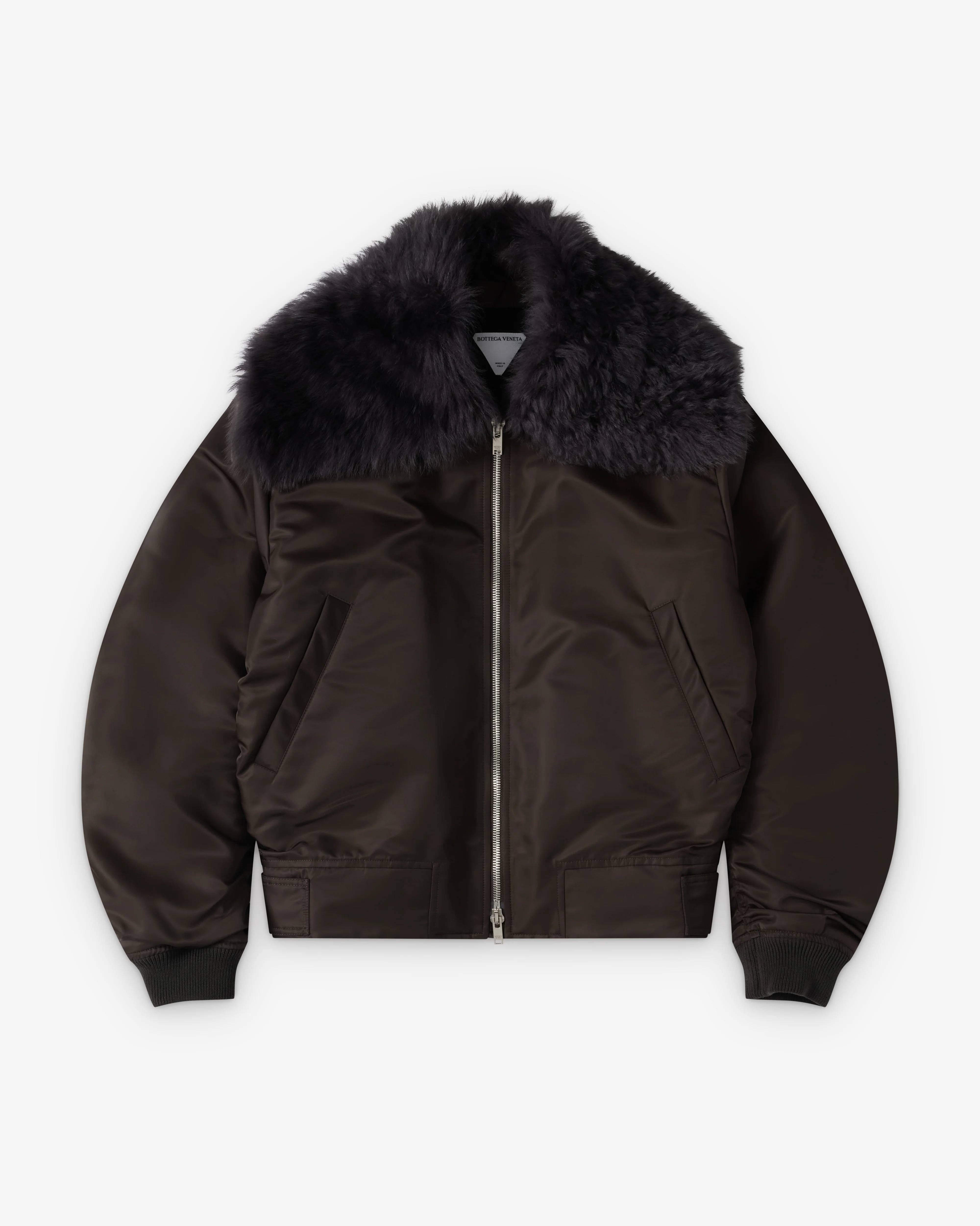 Bottega Veneta - Men's Padded Nylon Bomber - (Chocolate)