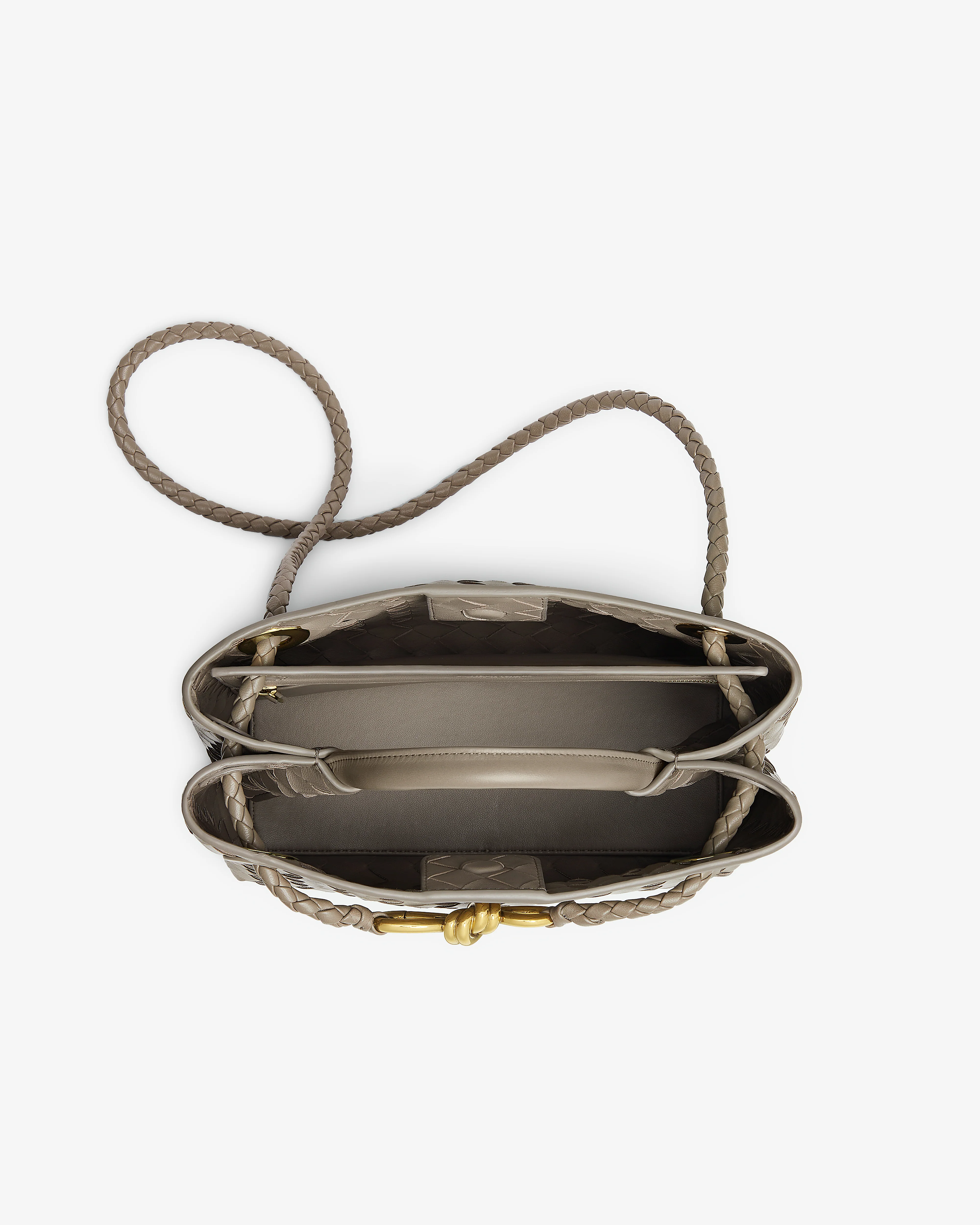 Bottega Veneta - Small Andiamo Bag - (Limestone) - Image 6