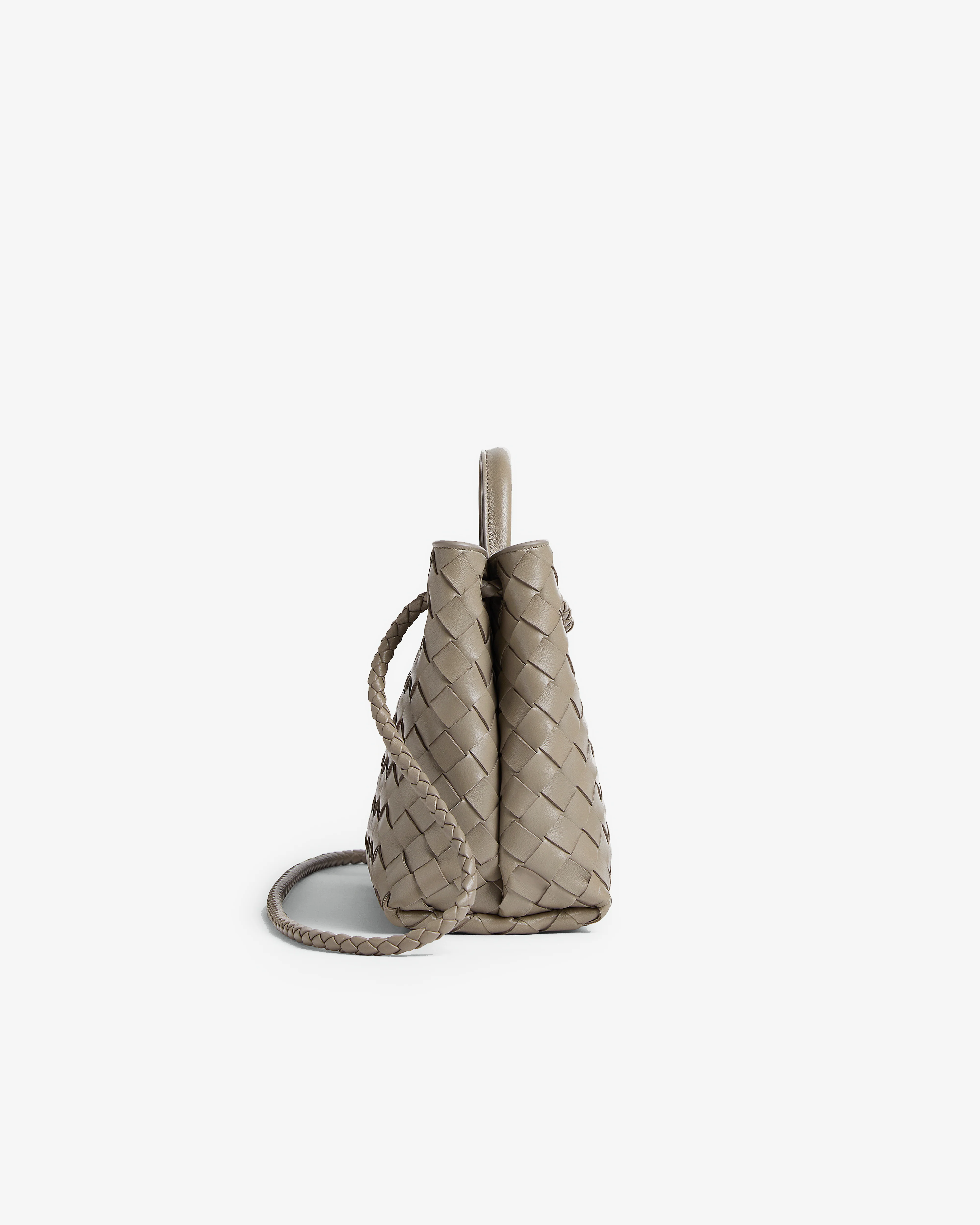 Bottega Veneta - Small Andiamo Bag - (Limestone) - Image 7