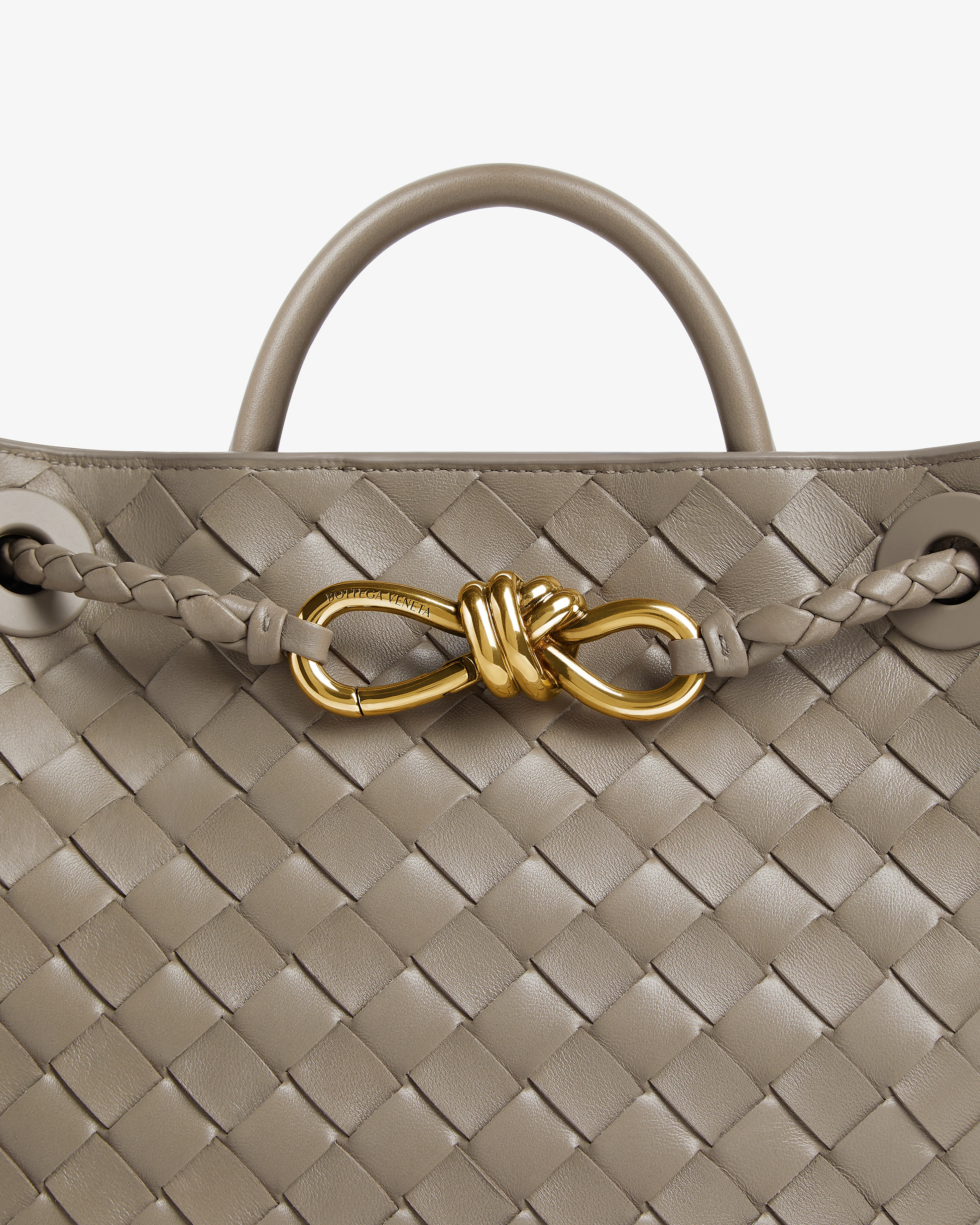 Bottega Veneta - Small Andiamo Bag - (Limestone) - Image 8