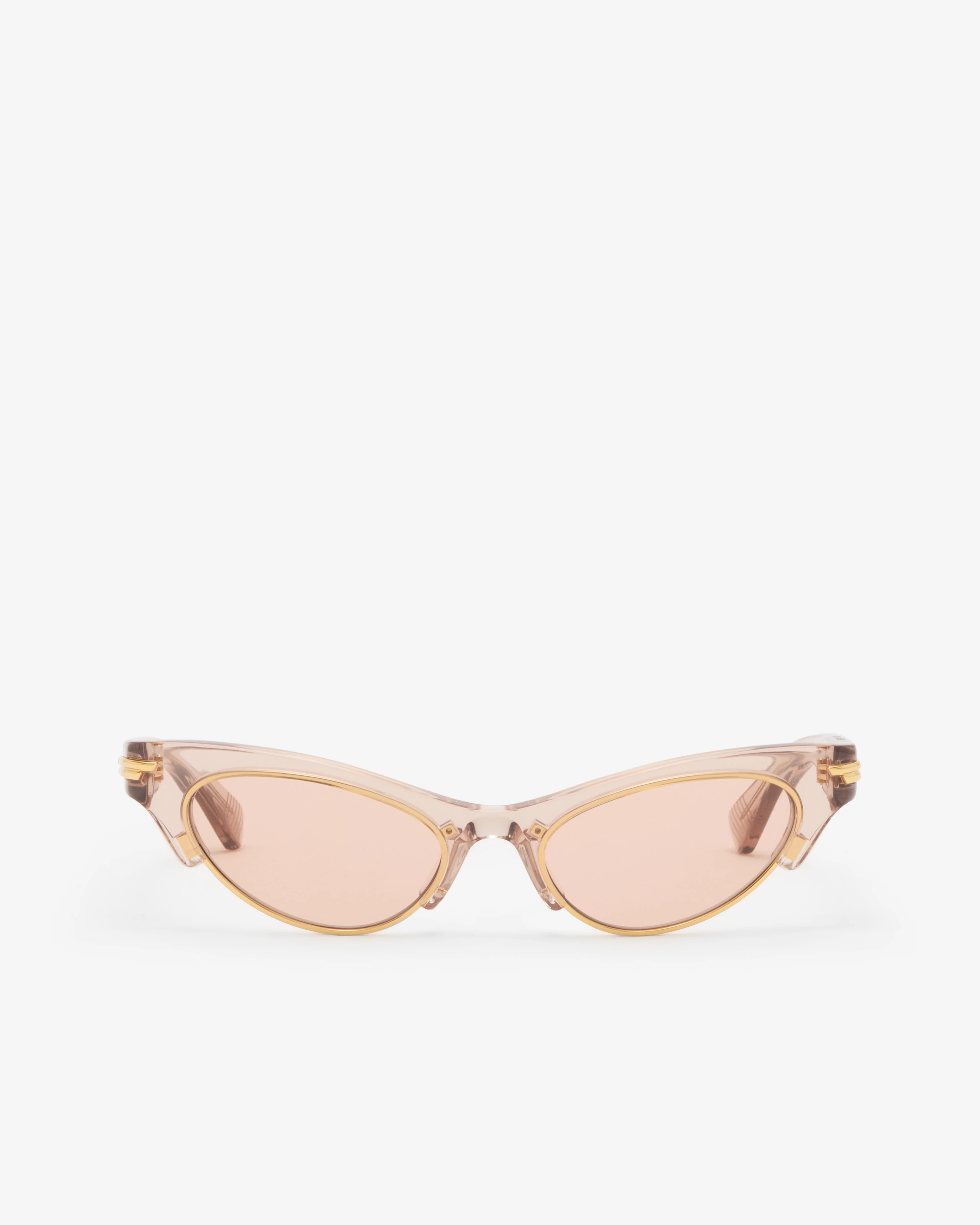 Bottega Veneta - Angle Cat Eye Sunglasses - (Brown)