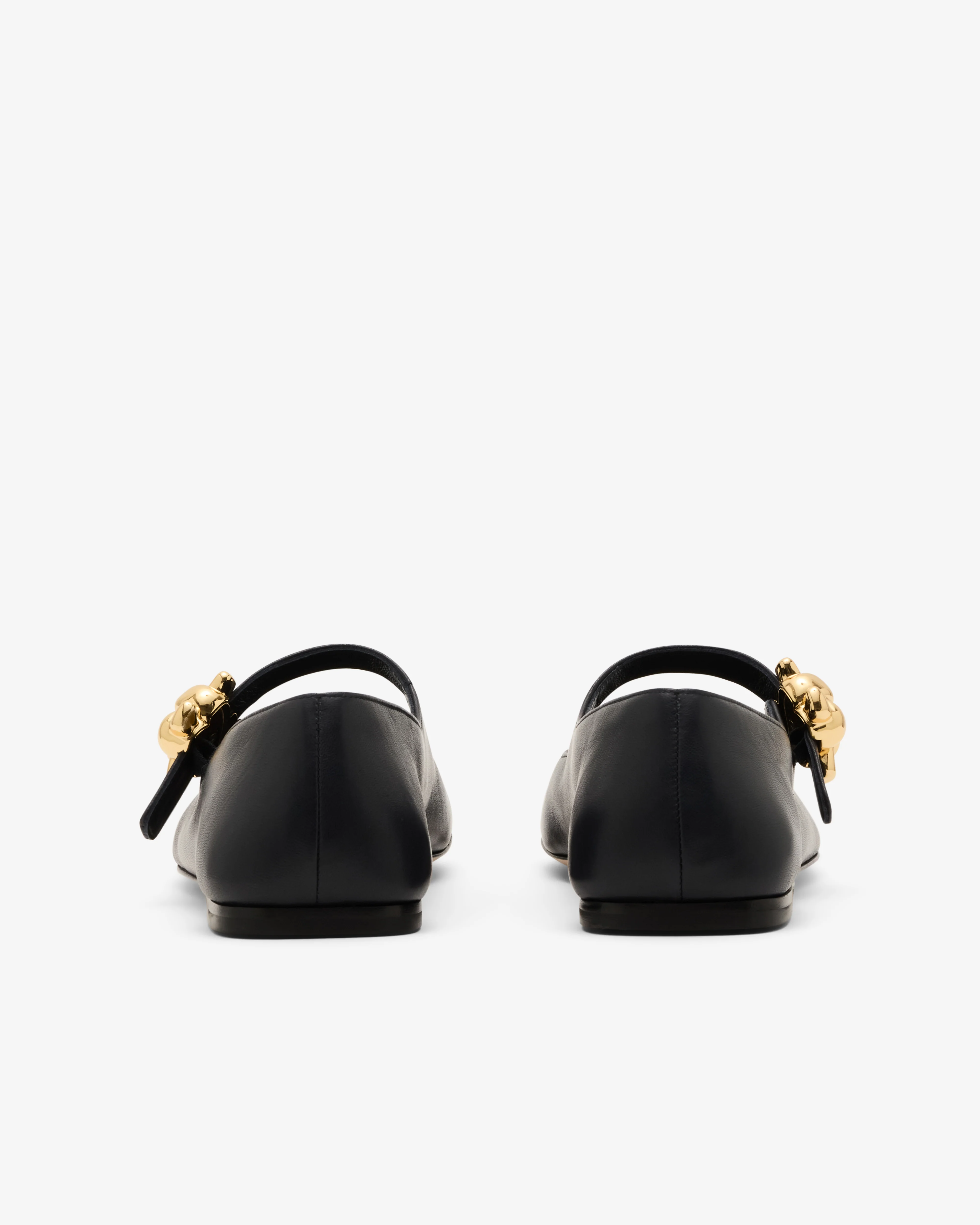 Bottega Veneta - Women's Charlotte Mary-Jane Ballerina - (Midnight) - Image 4