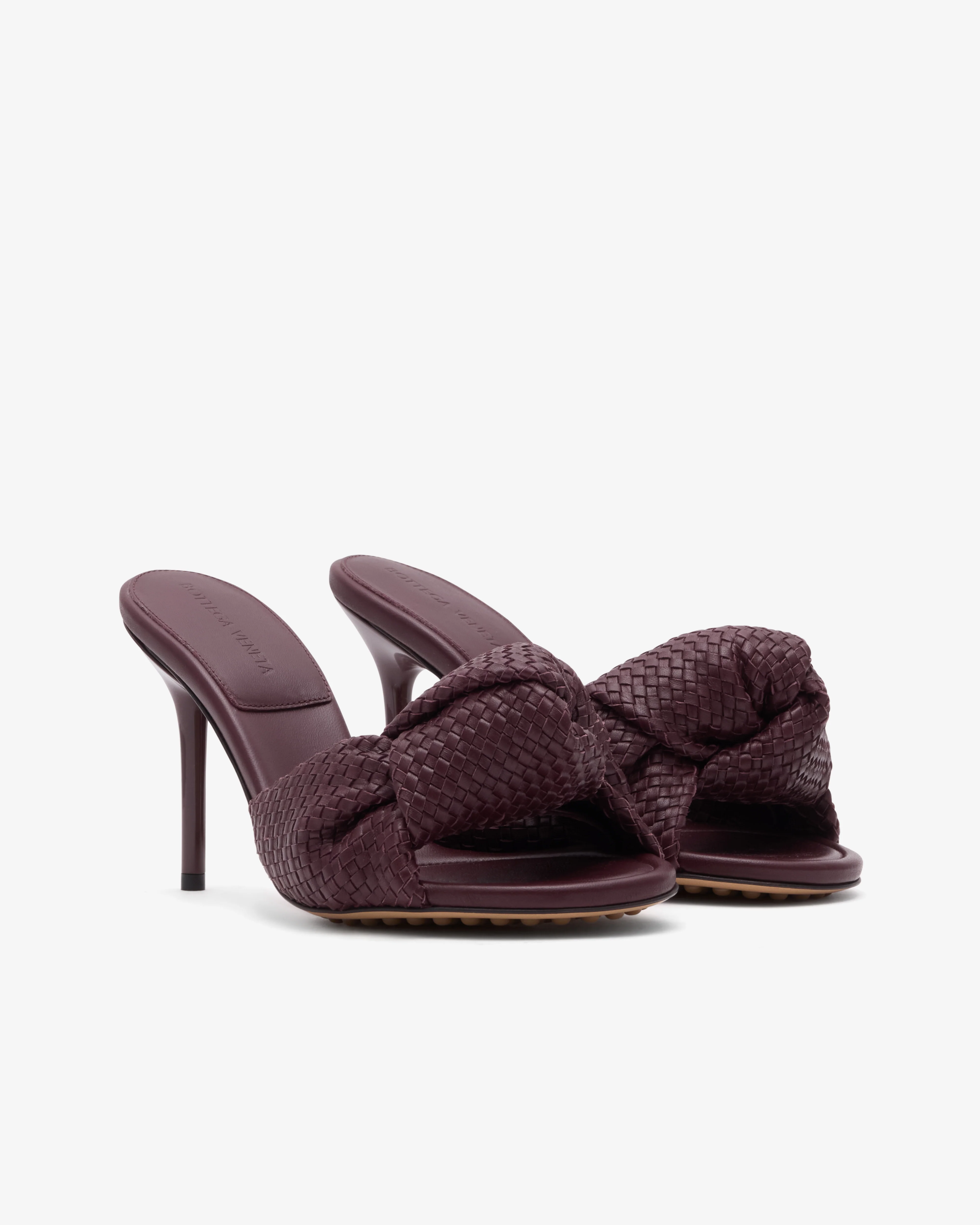Bottega Veneta - Women's Cherry Mule - (Deep Mahogany) - Image 3