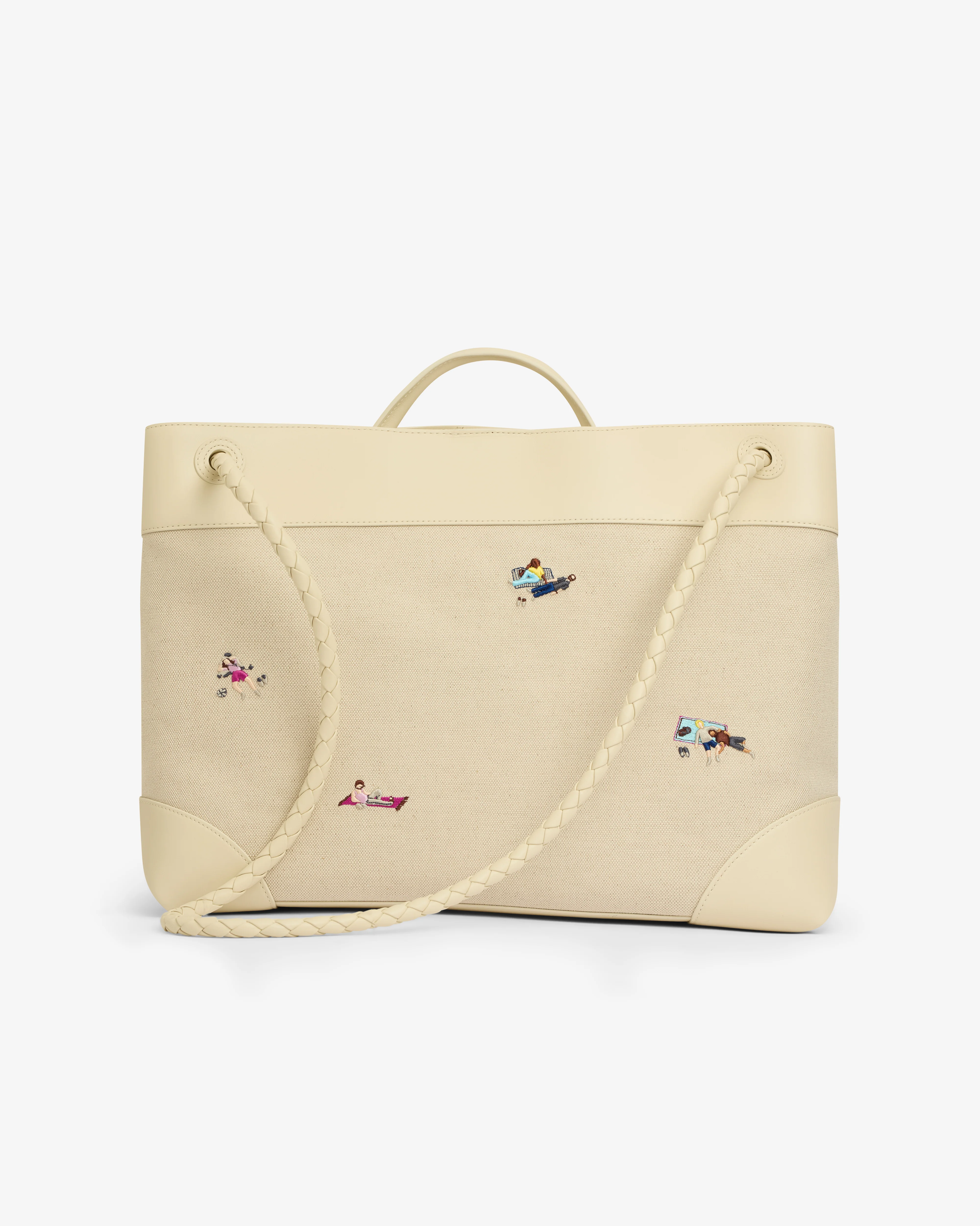 Bottega Veneta - Andiamo Bag - (Natural/Sea Salt) - Image 3