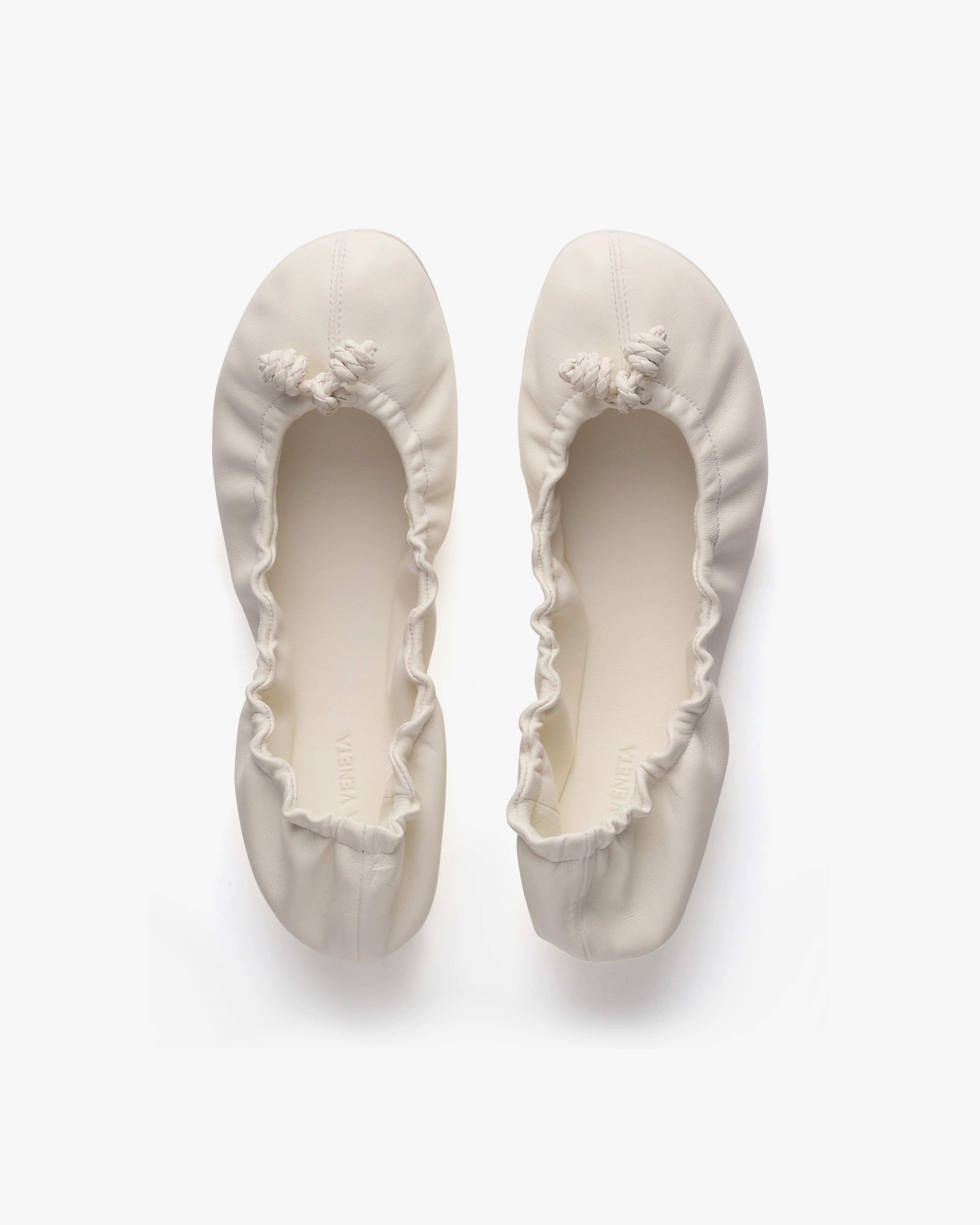 Bottega Veneta - Women's Fantasmina Ballerina - (Alabaster) - Image 5