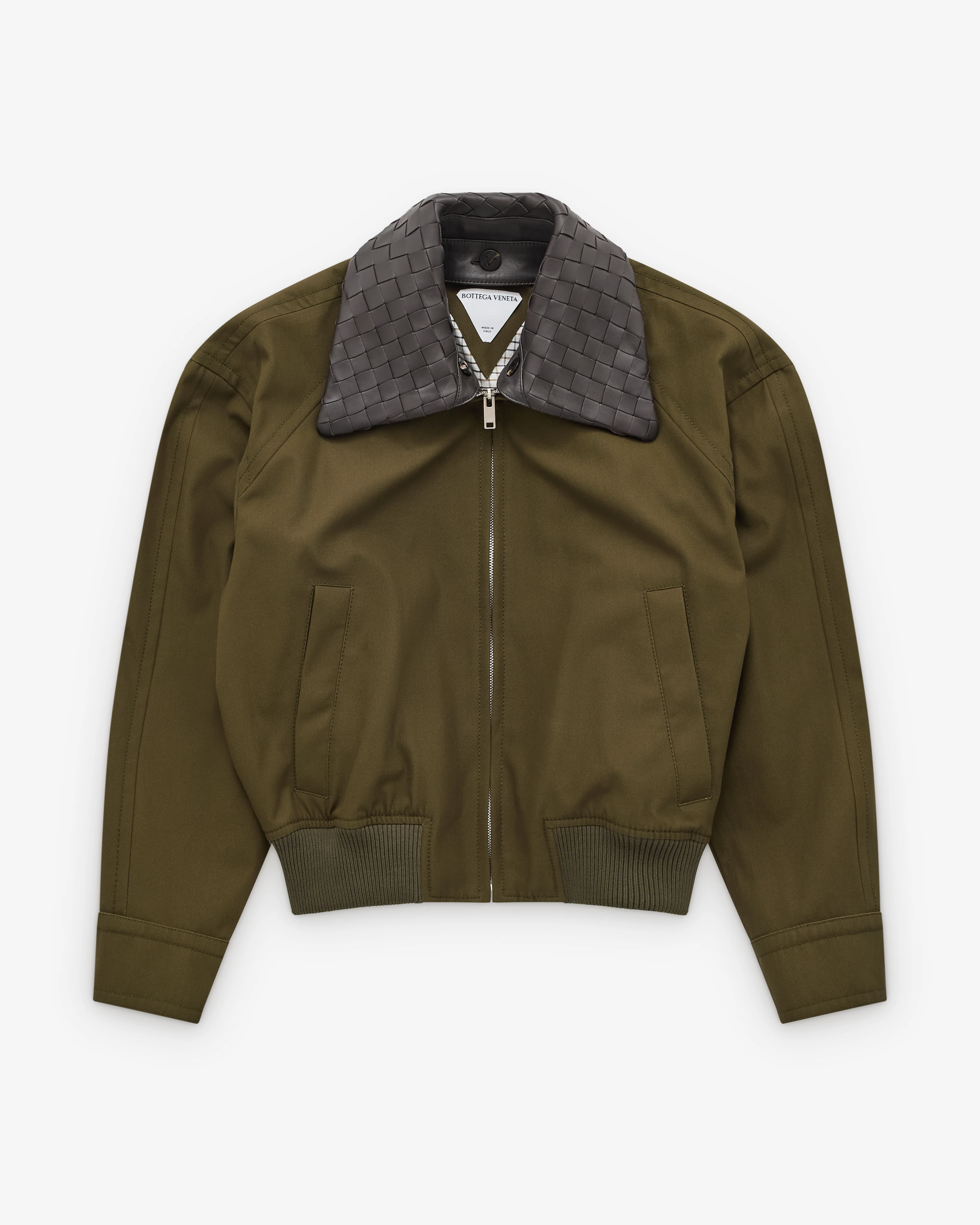 Bottega Veneta - Women's Cotton Twill Blouson - (Deep Moss)