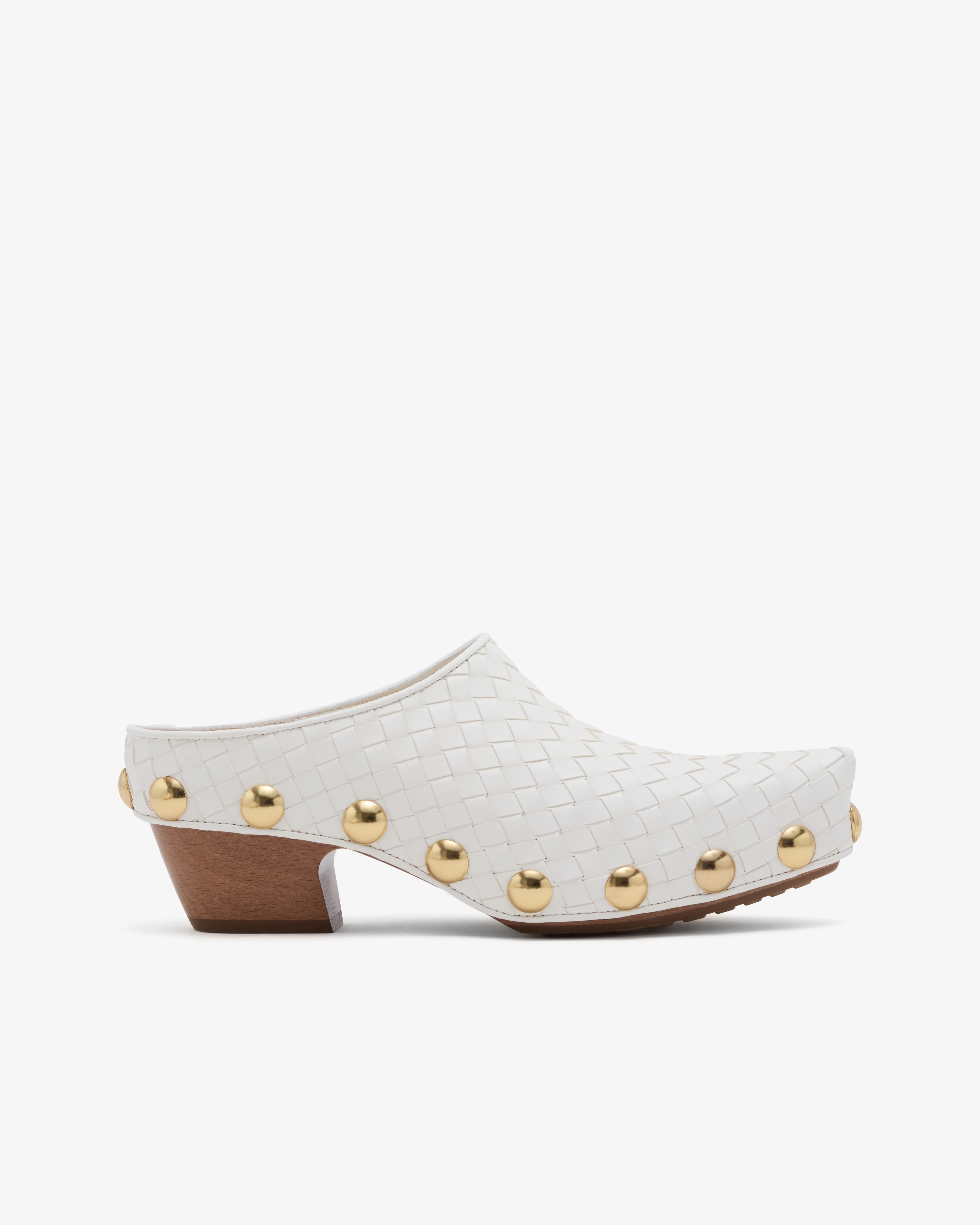 Bottega Veneta - Women's Gondola Clog - (Alabaster)