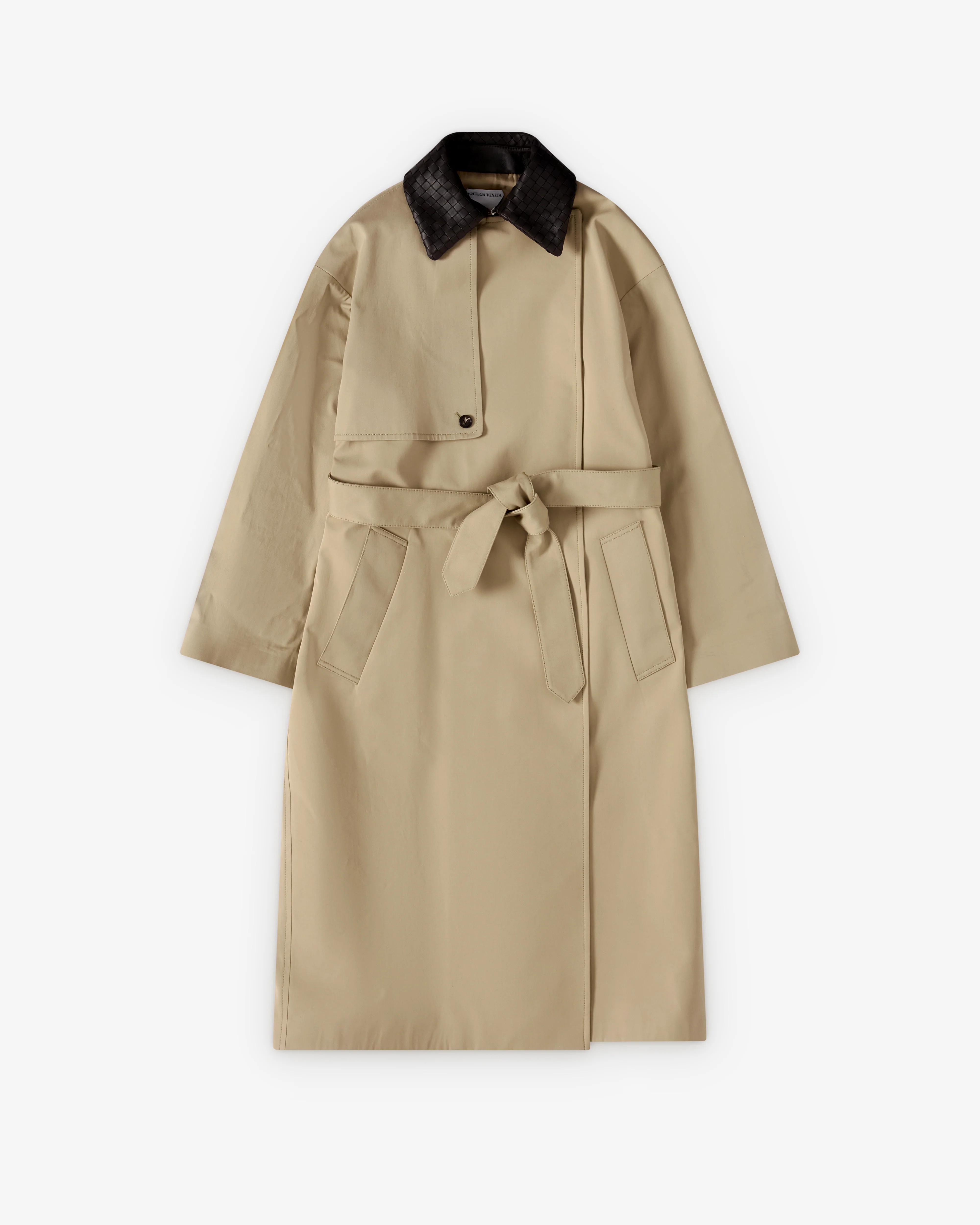 Bottega Veneta - Women's Cotton Trench Coat - (Sahara)