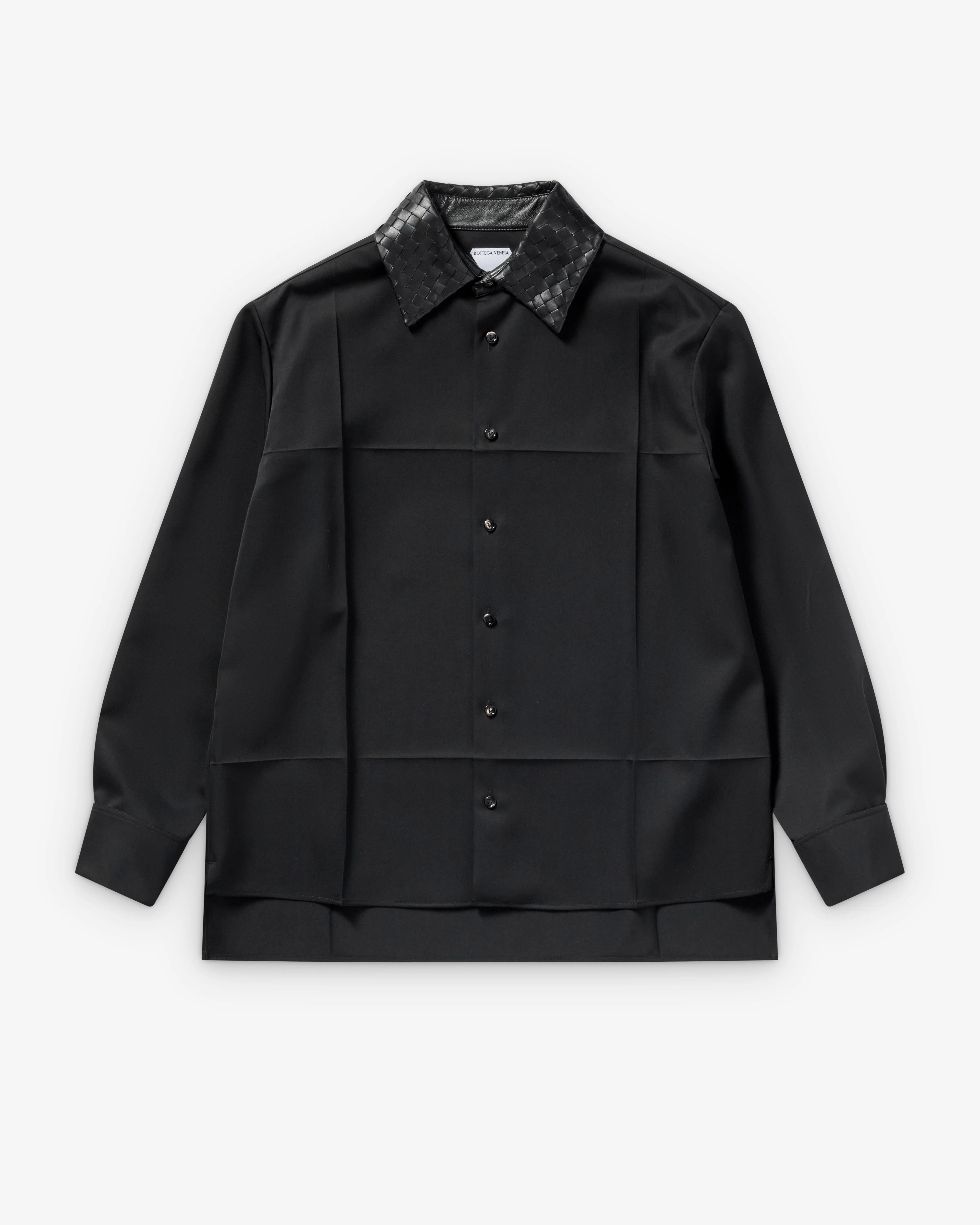 Bottega Veneta - Women's Wool Twill Shirt - (Double Black)