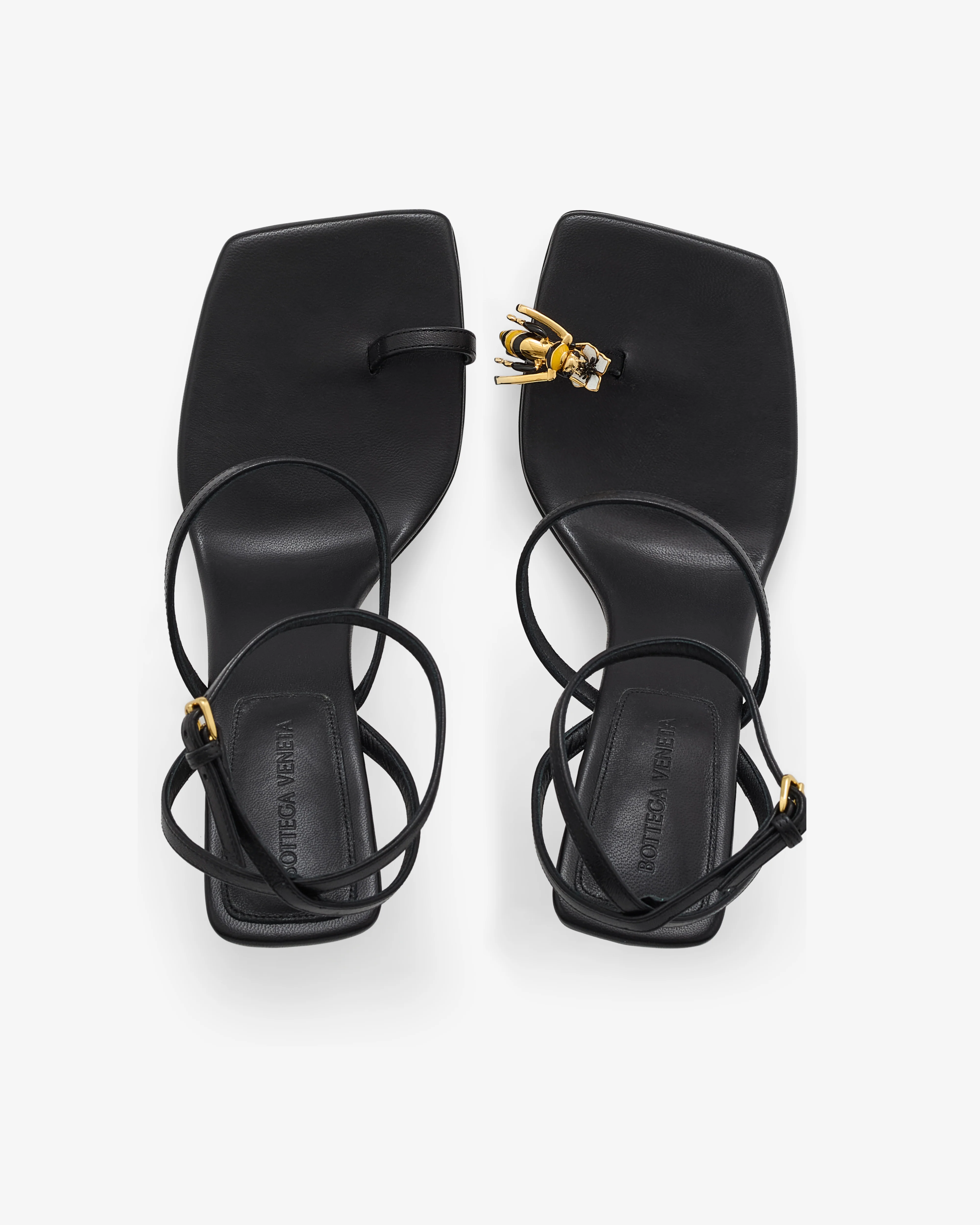 Bottega Veneta - Women’s Riva Bee Sandal - (Black) - Image 5