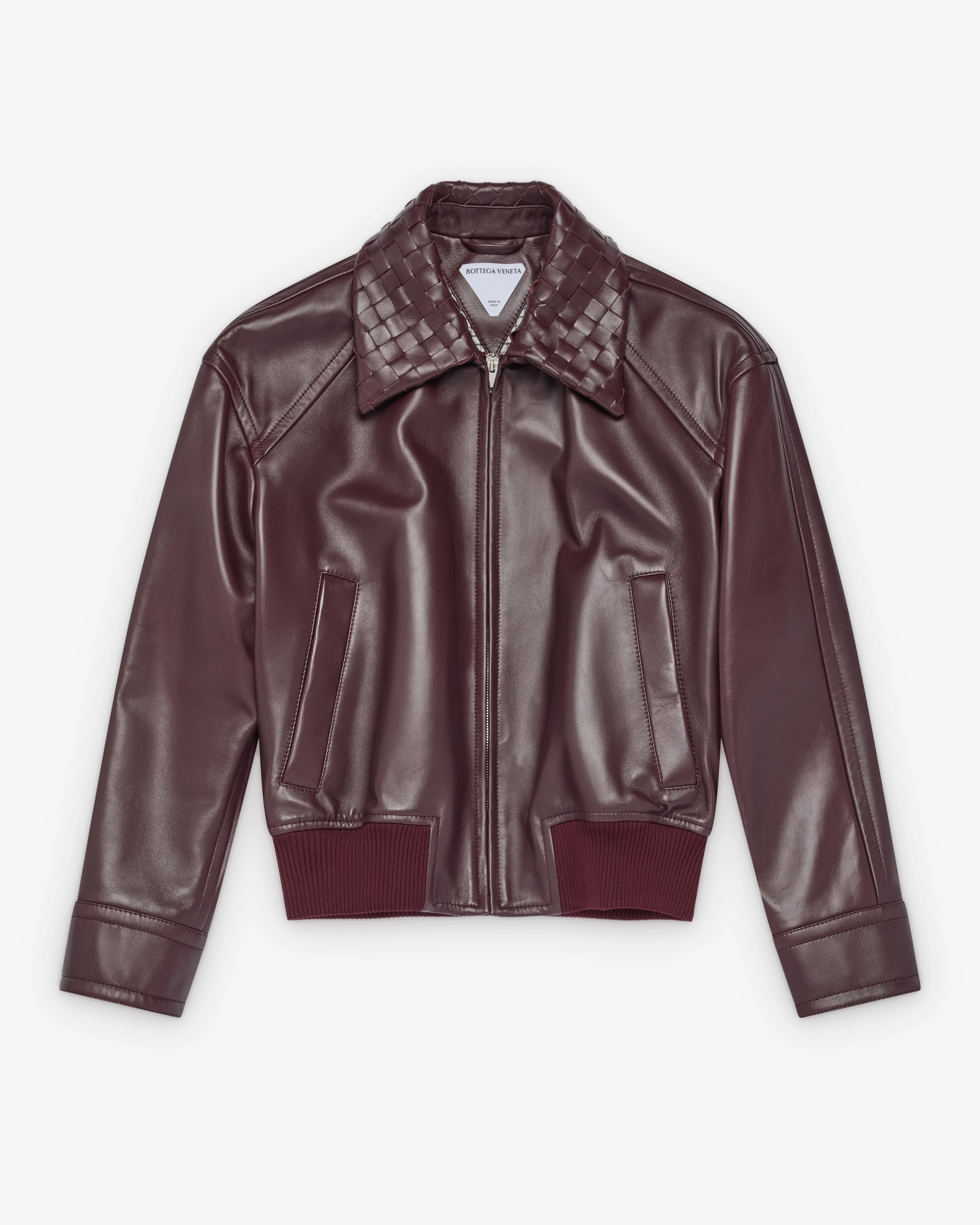 Bottega Veneta - Women's Leather Blouson - (Burgundy)