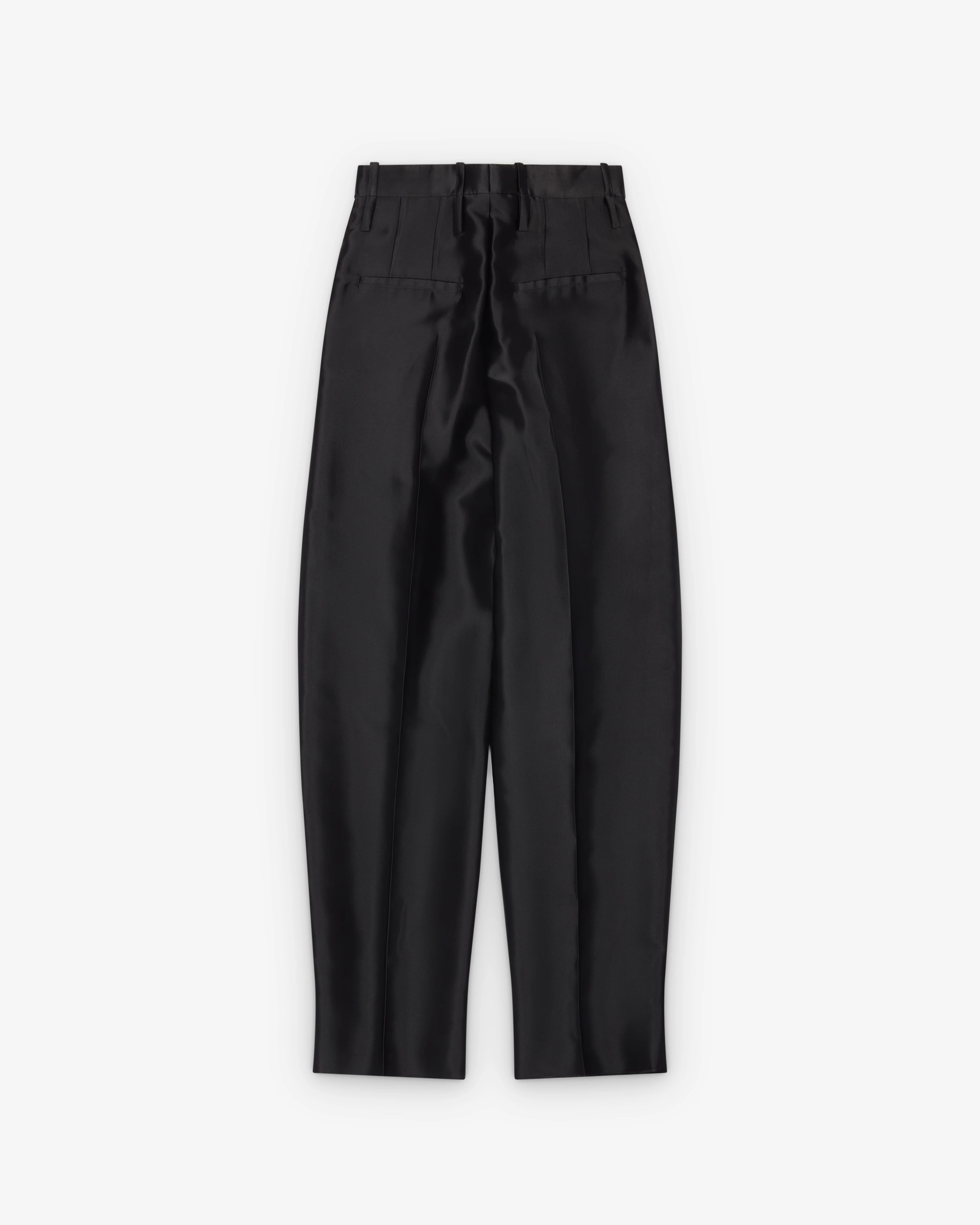 Bottega Veneta - Women's Washed Cotton Trousers - (Double Black) - Image 2