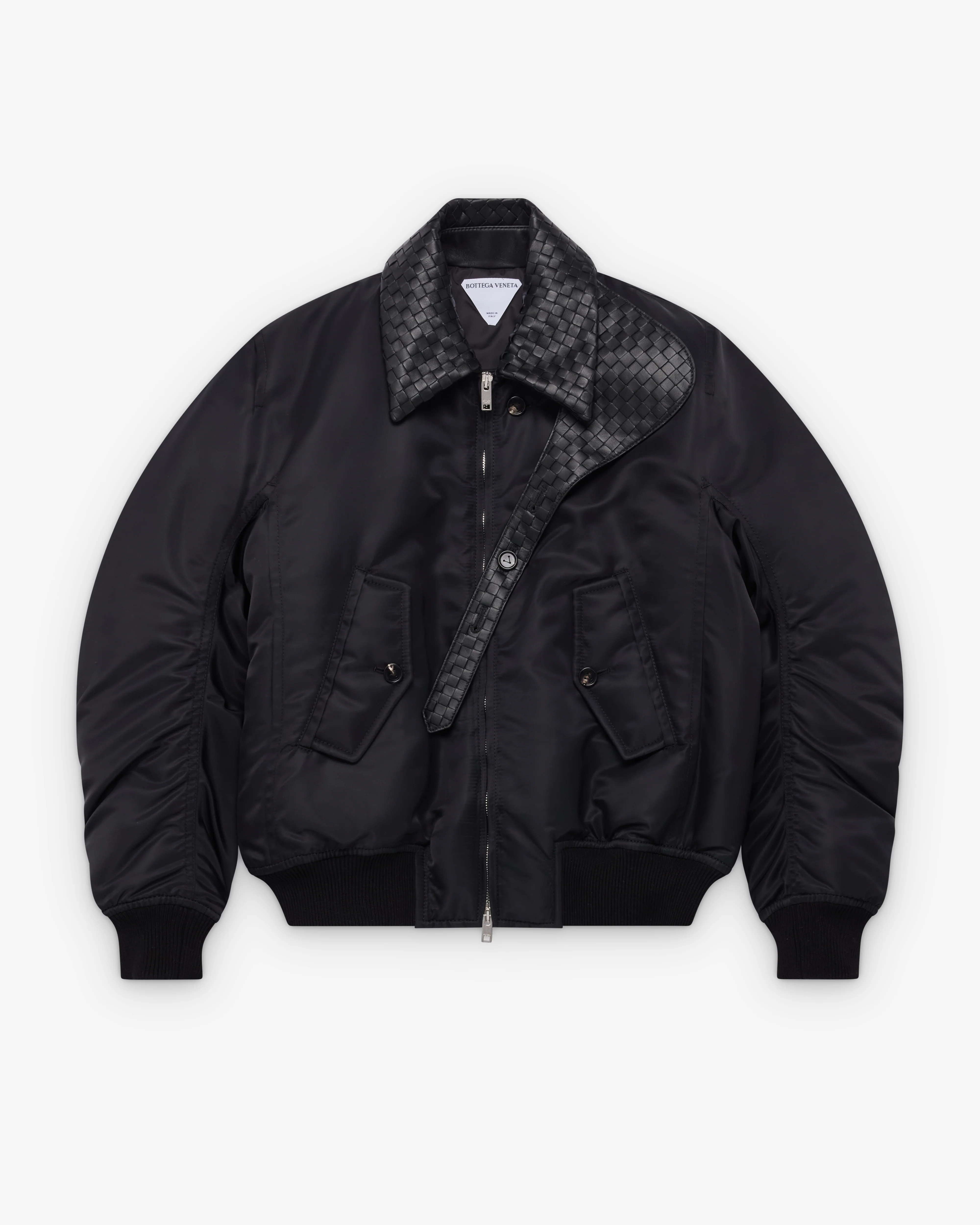 Bottega Veneta - Women's Satin Nylon Blouson - (Double Black)