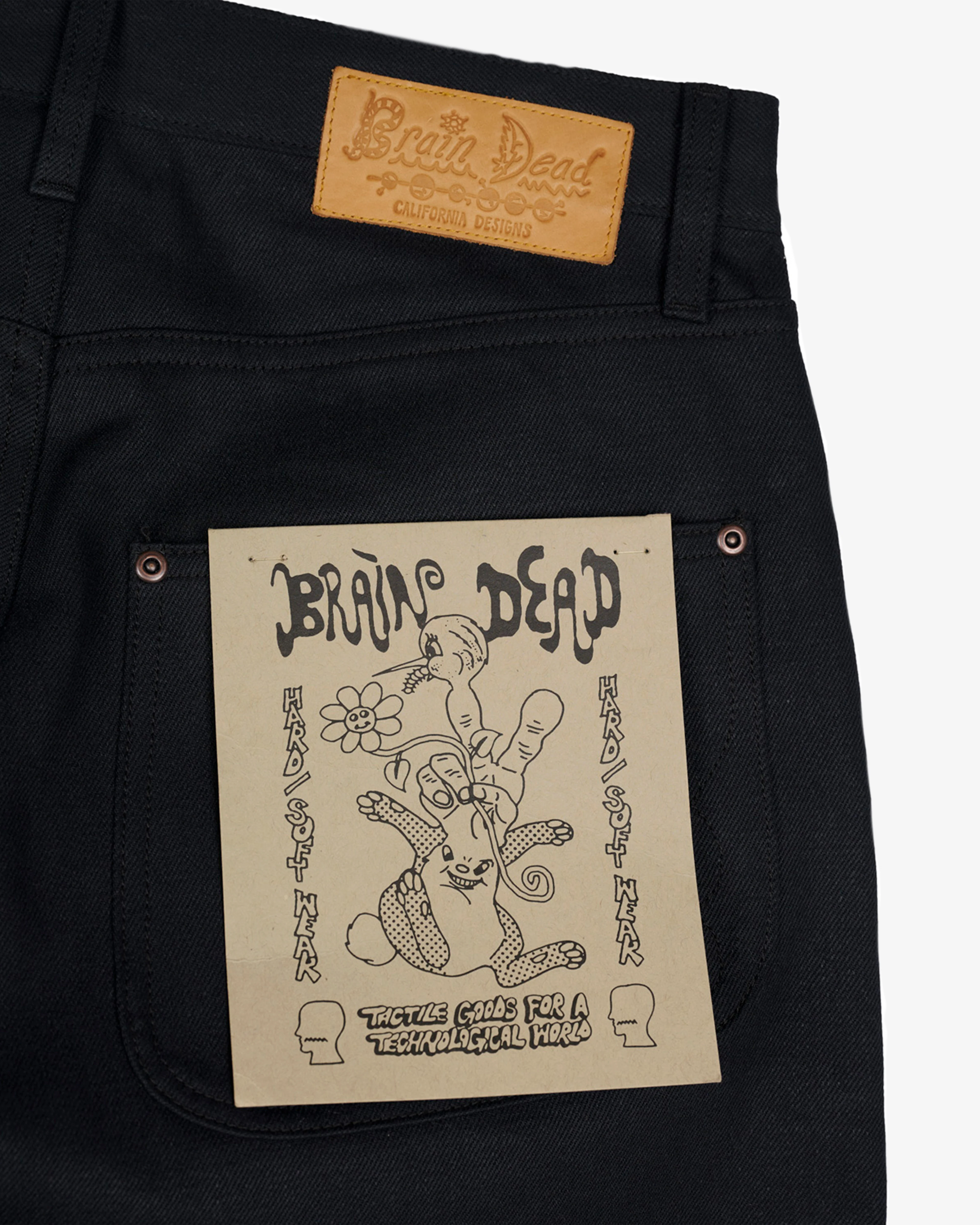 Brain Dead - Men’s Type 00 Denim Pant - (Black) - Image 3