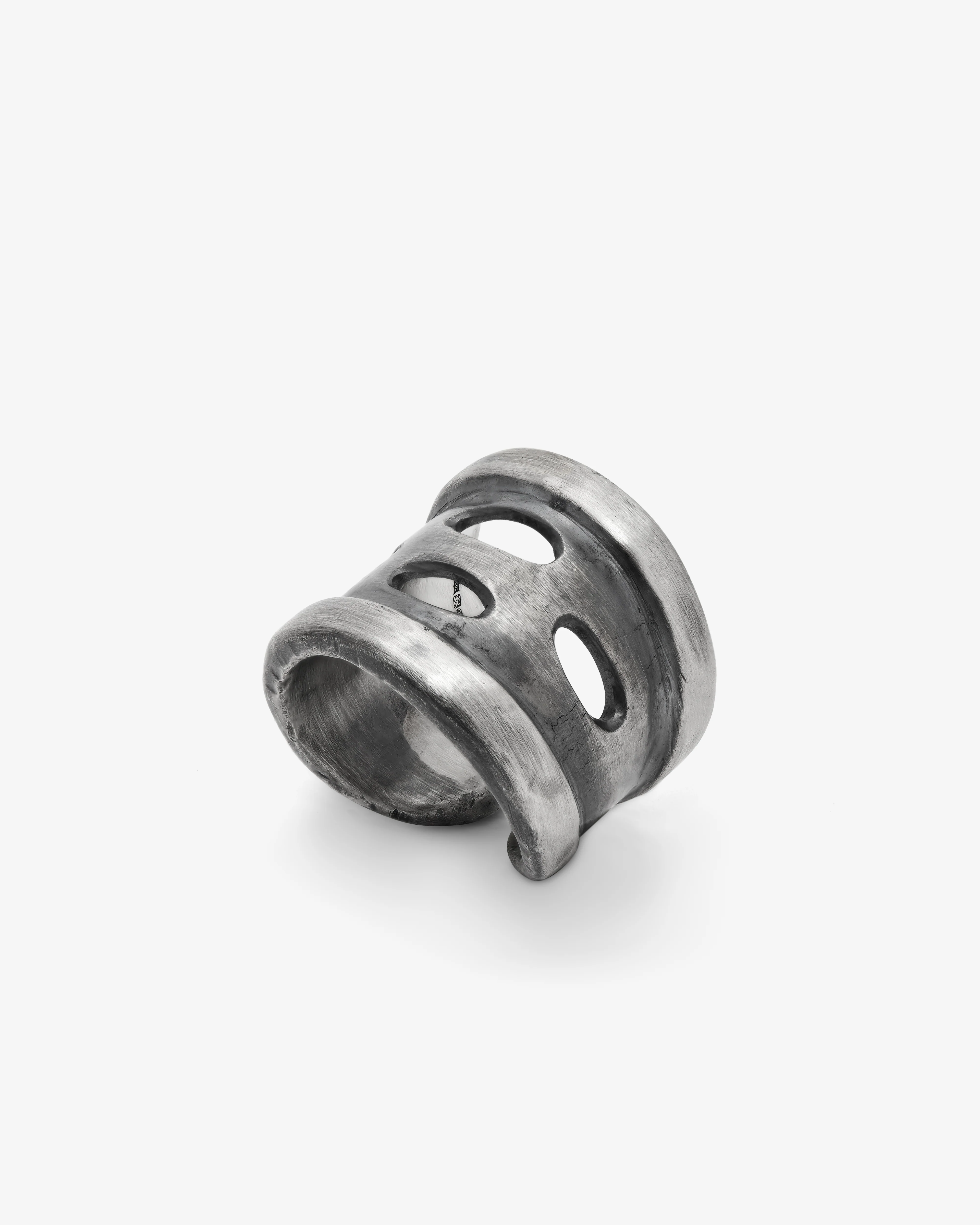 Carraic - Button Ring - (Silver) - Image 2