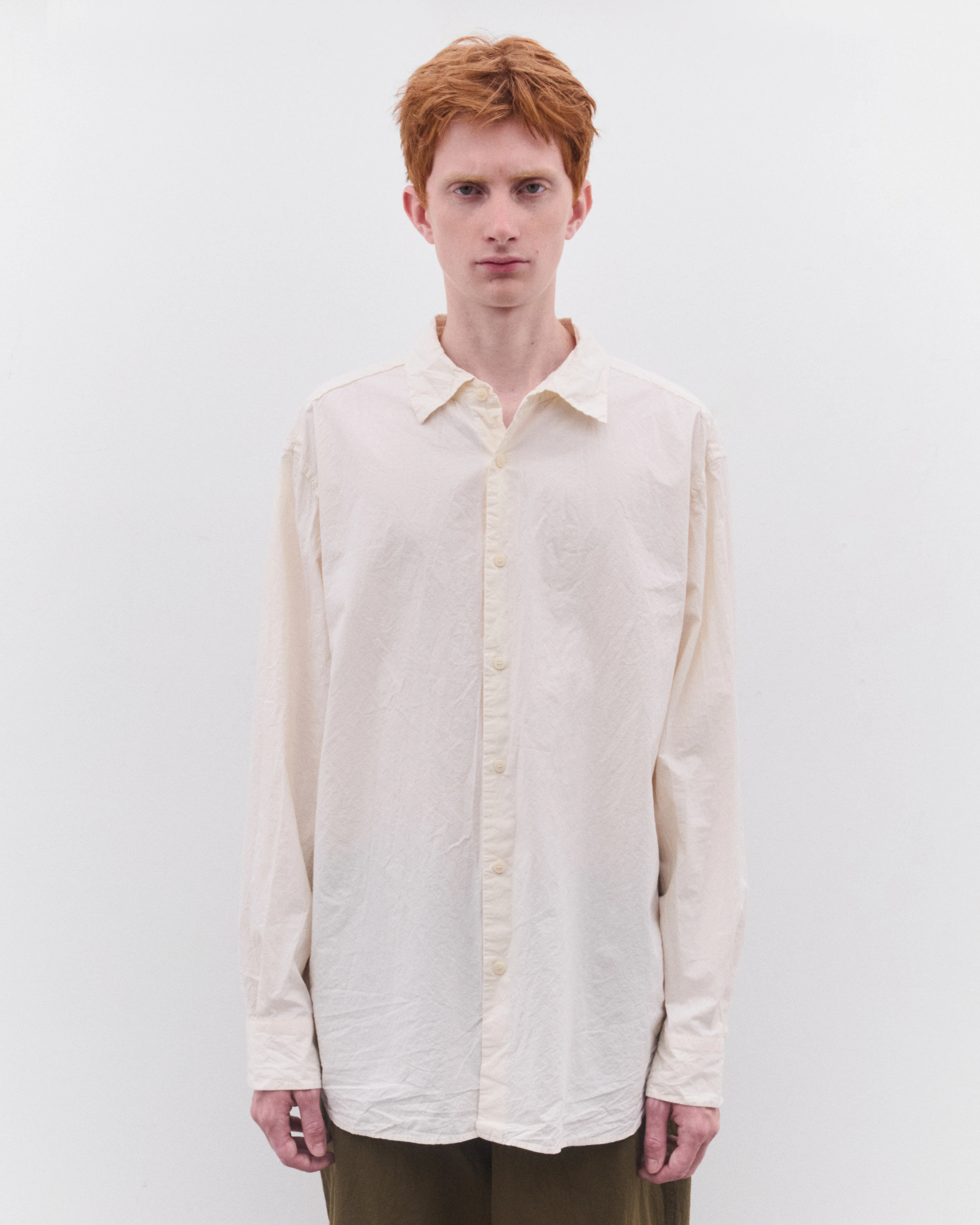 Casey Casey - Men's Big Raccourcie Shirt - (Natural) - Image 3