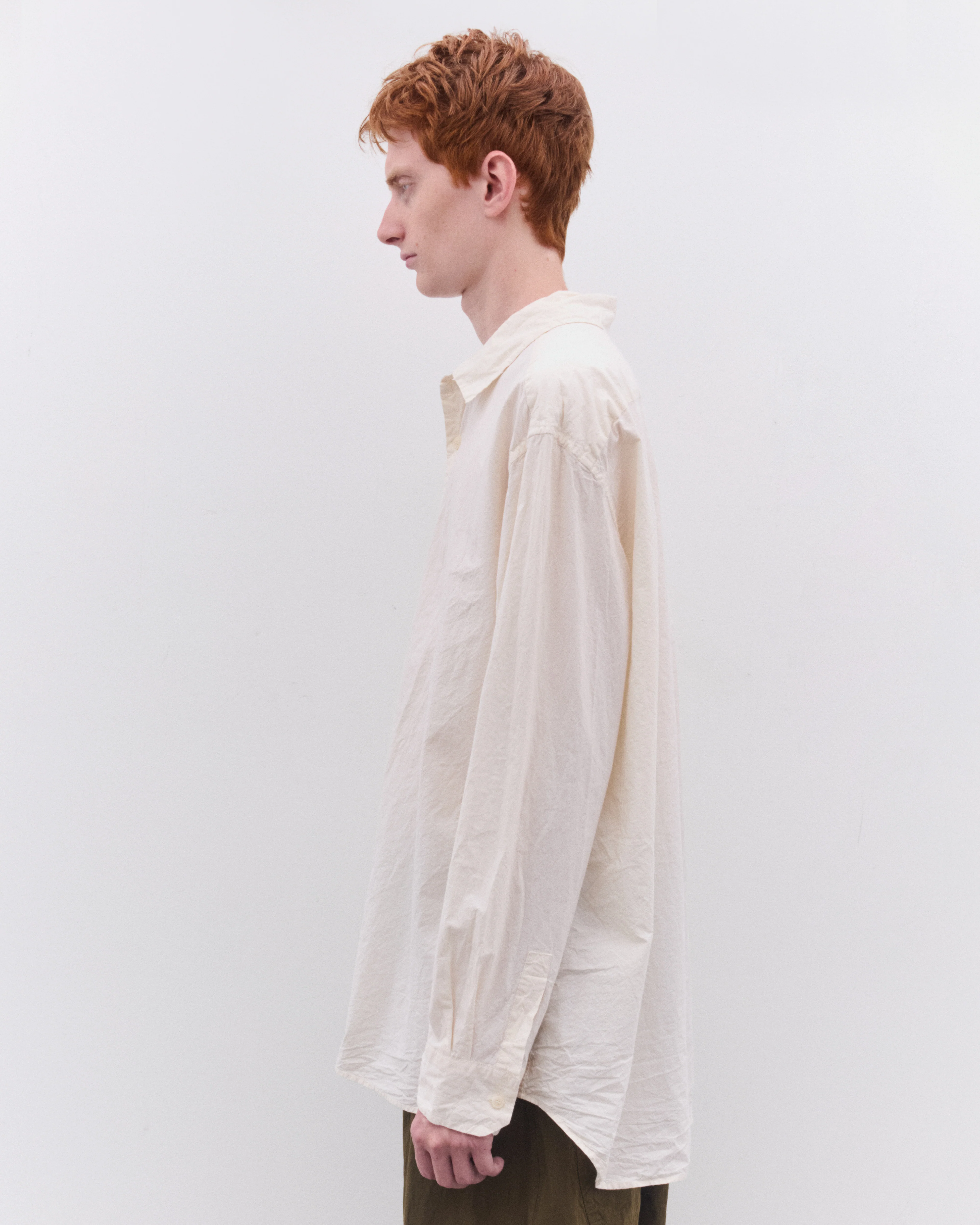 Casey Casey - Men's Big Raccourcie Shirt - (Natural) - Image 4