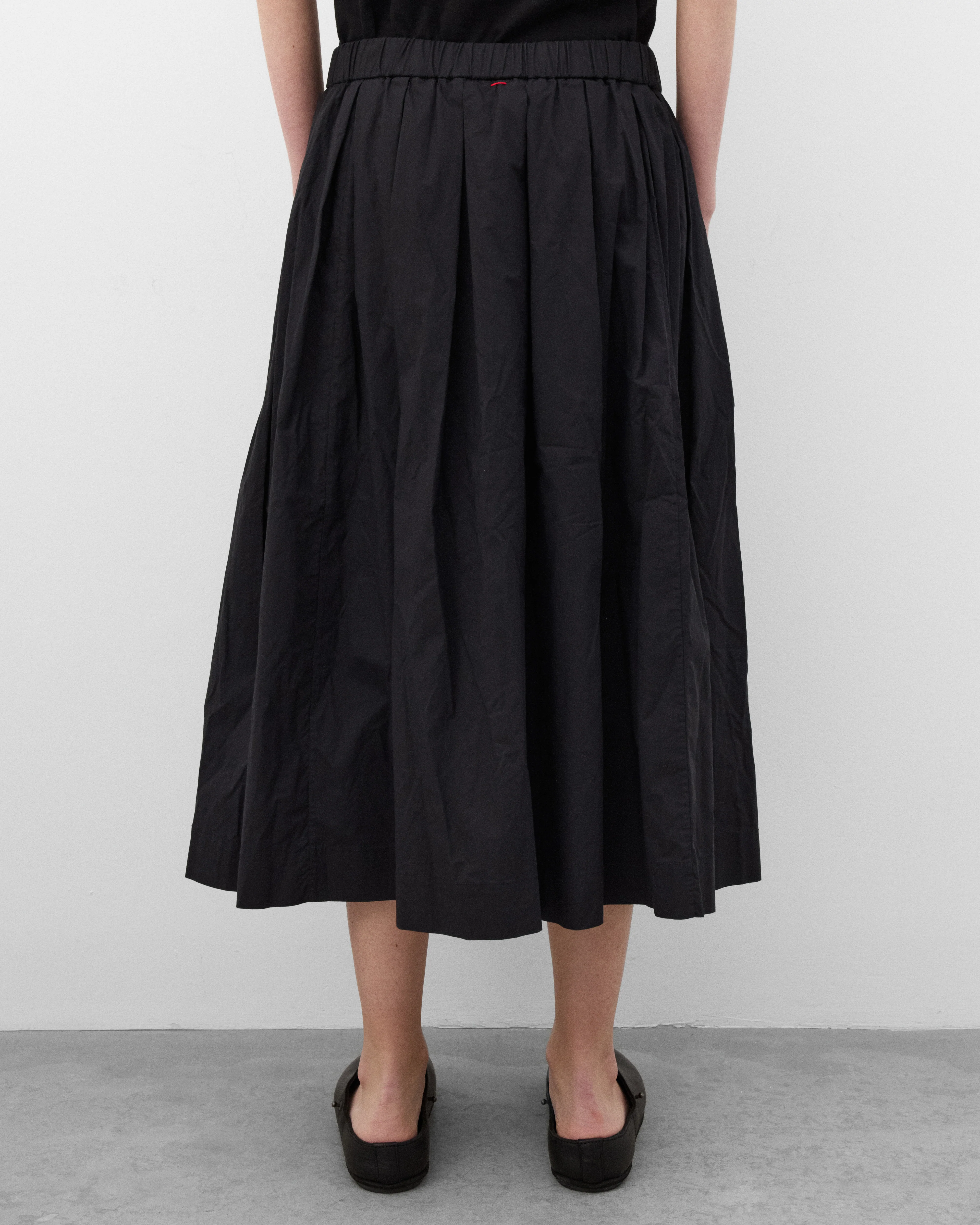 Casey Casey - Women's Simple Rideaux Skirt - (Black) - Image 5