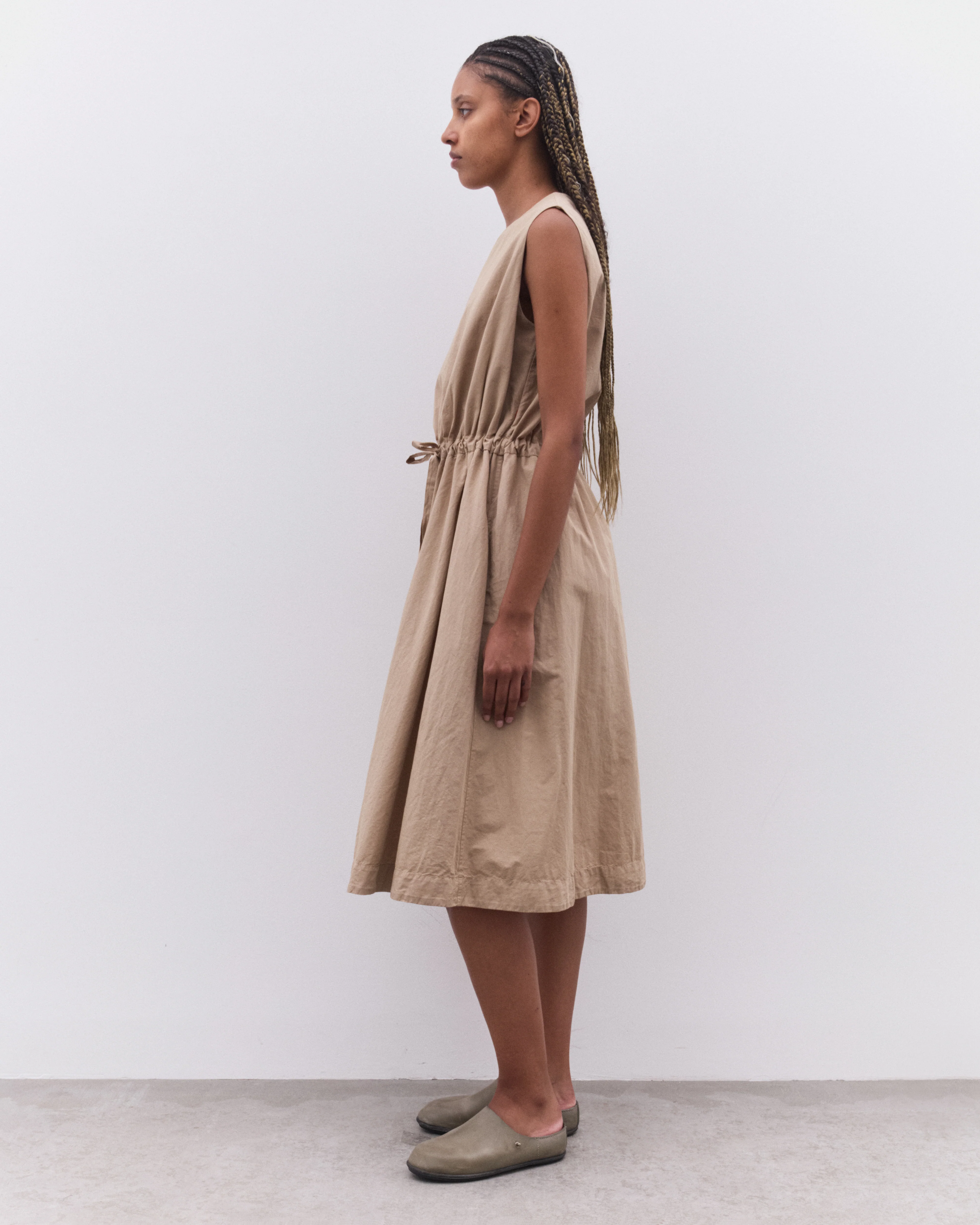 Casey Casey - Women’s Apron Dress - (Sand) - Image 4