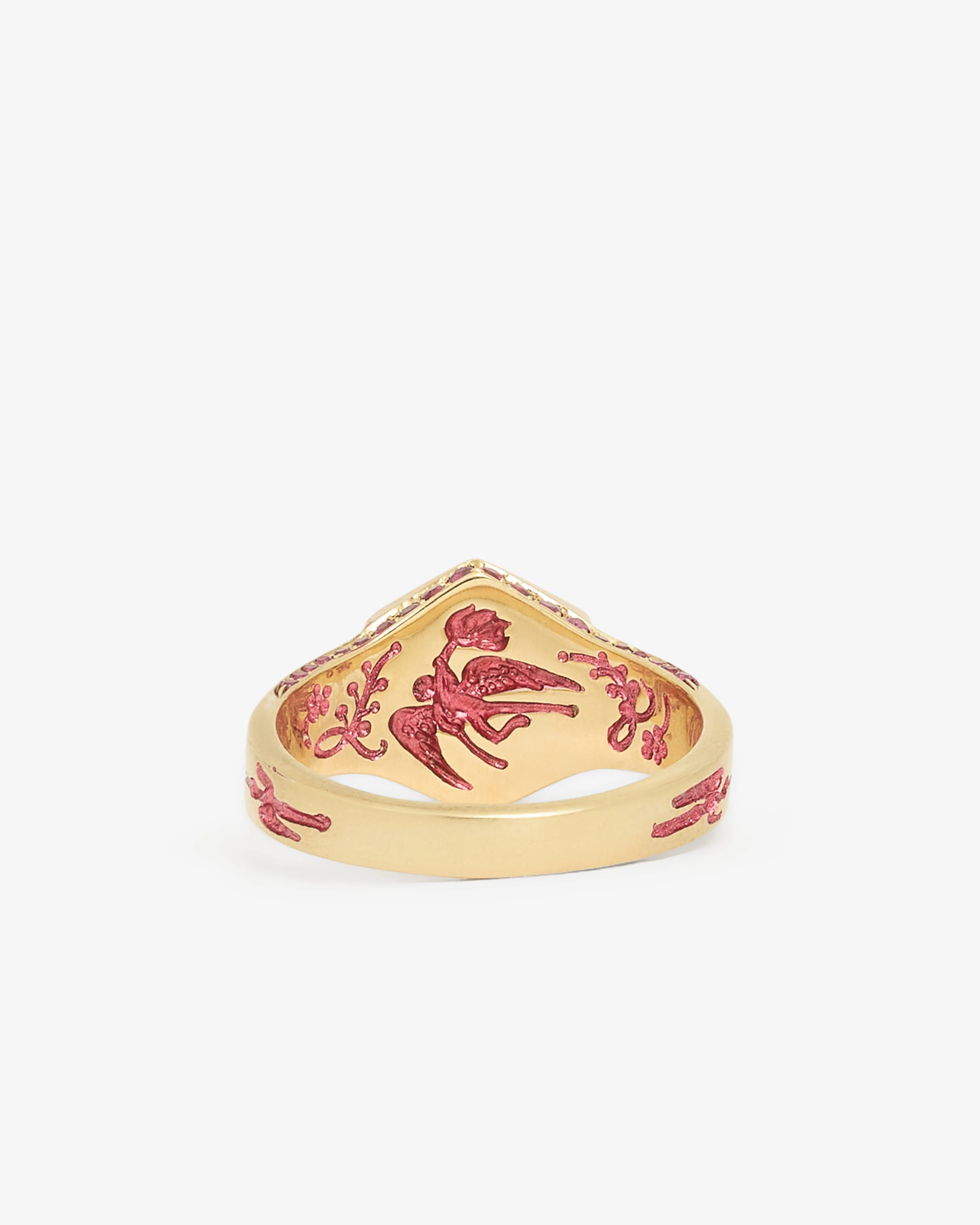 Castro - Bee Hexagon Signet - (Pink) - Image 3