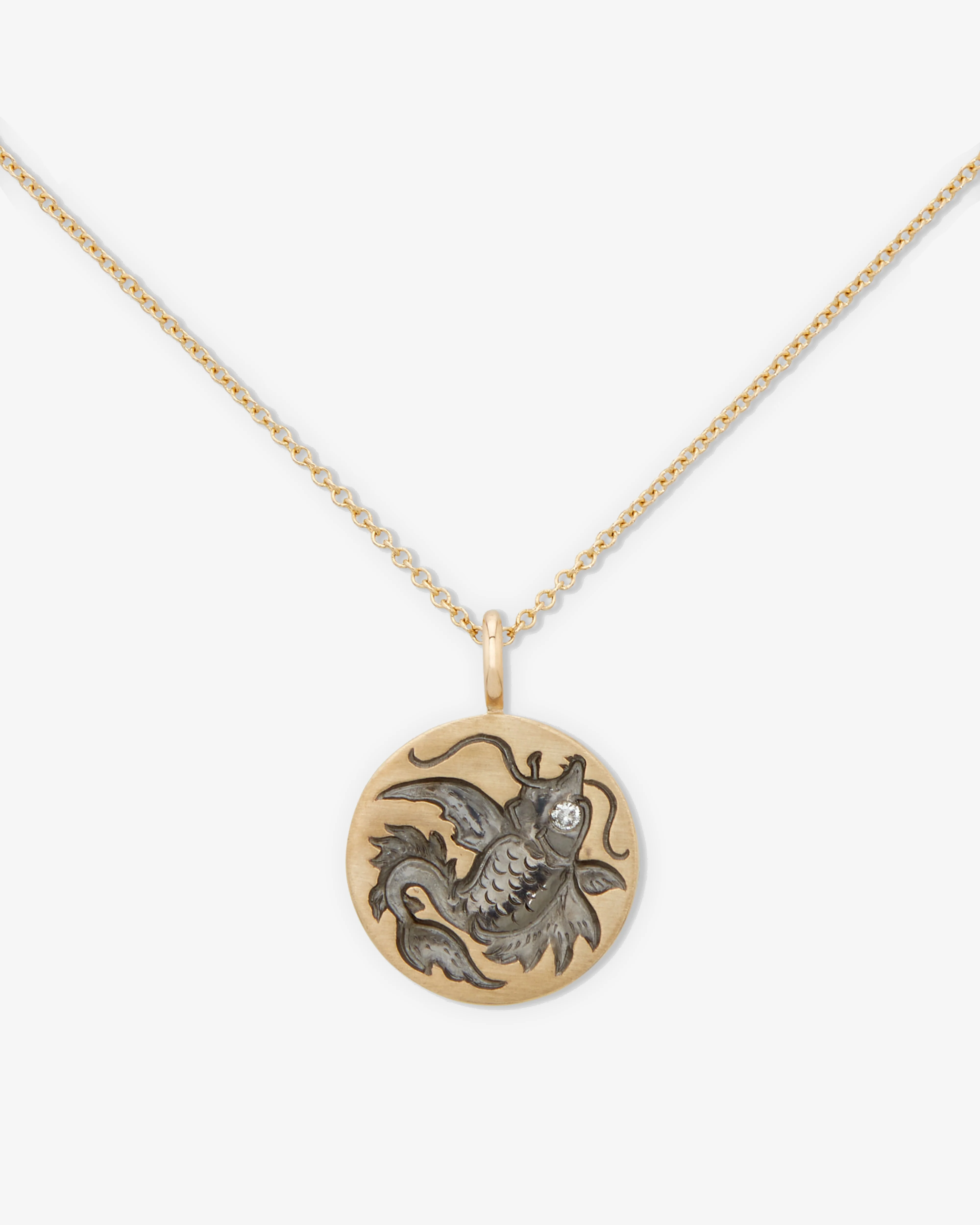 Castro Smith - Dragon Fish Pendant - (Gold/Black - Image 2