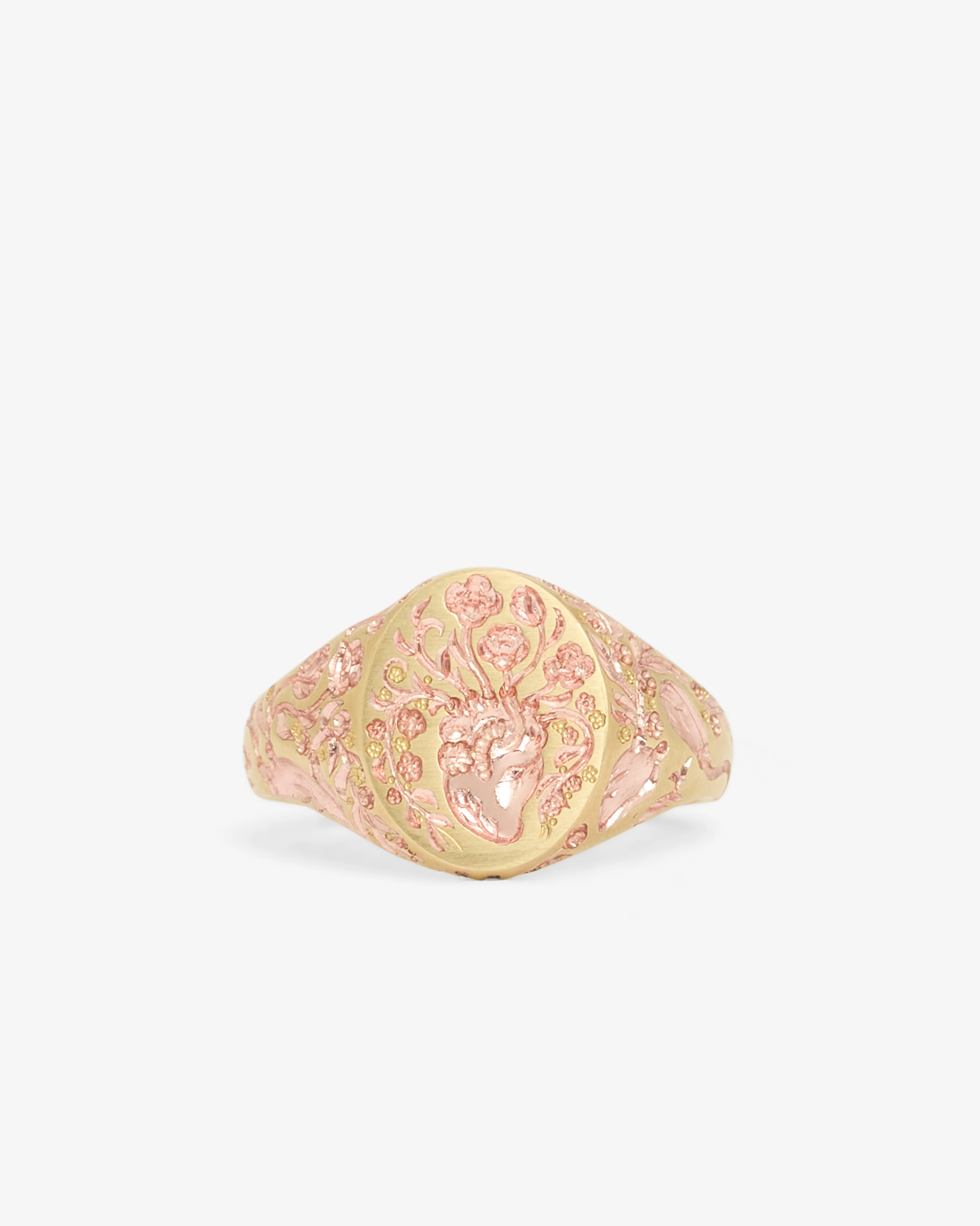 Castro - Mini Heart Signet - (Pink)