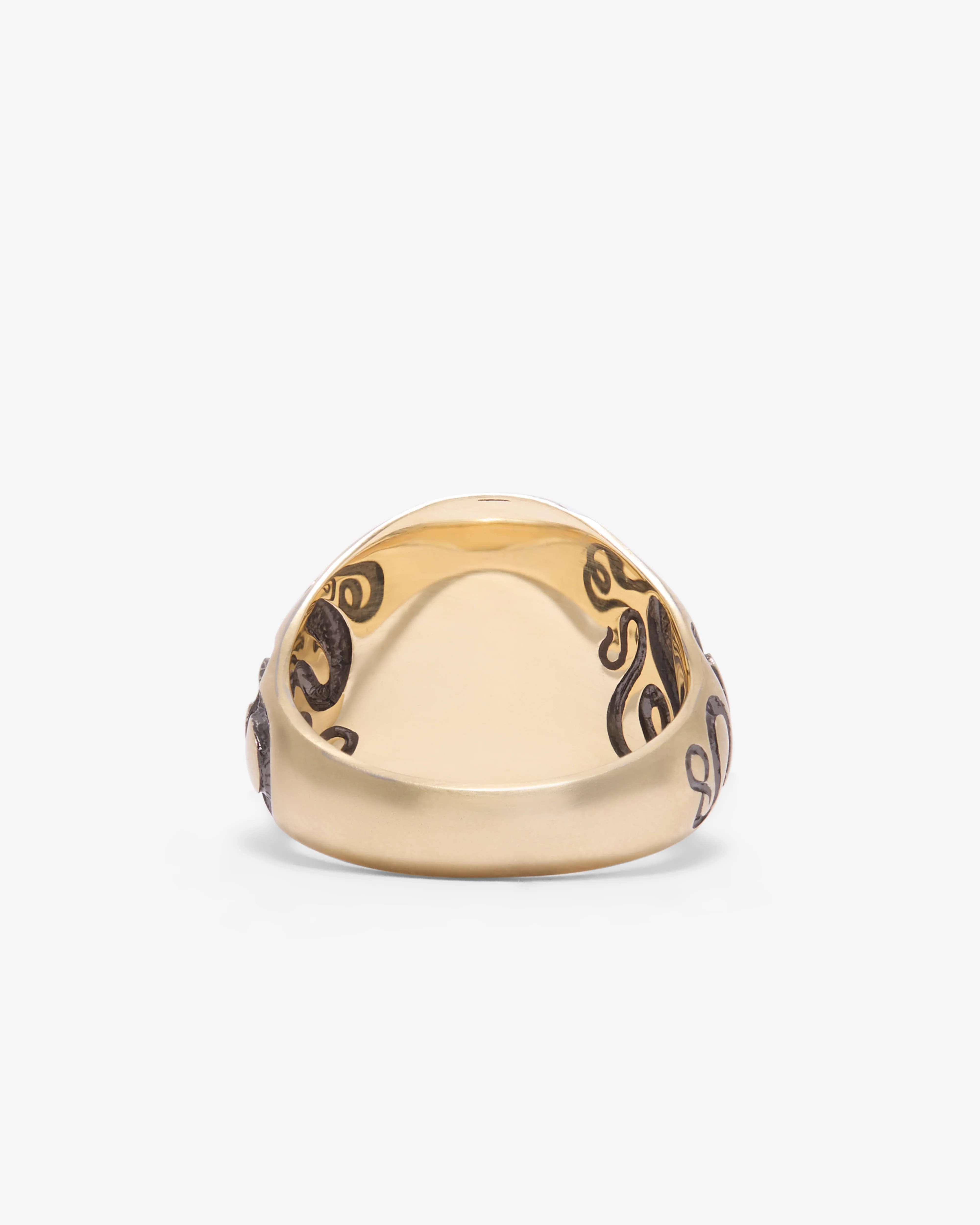 Castro - Speak In Tongues Signet Ring - (Black) - Image 3