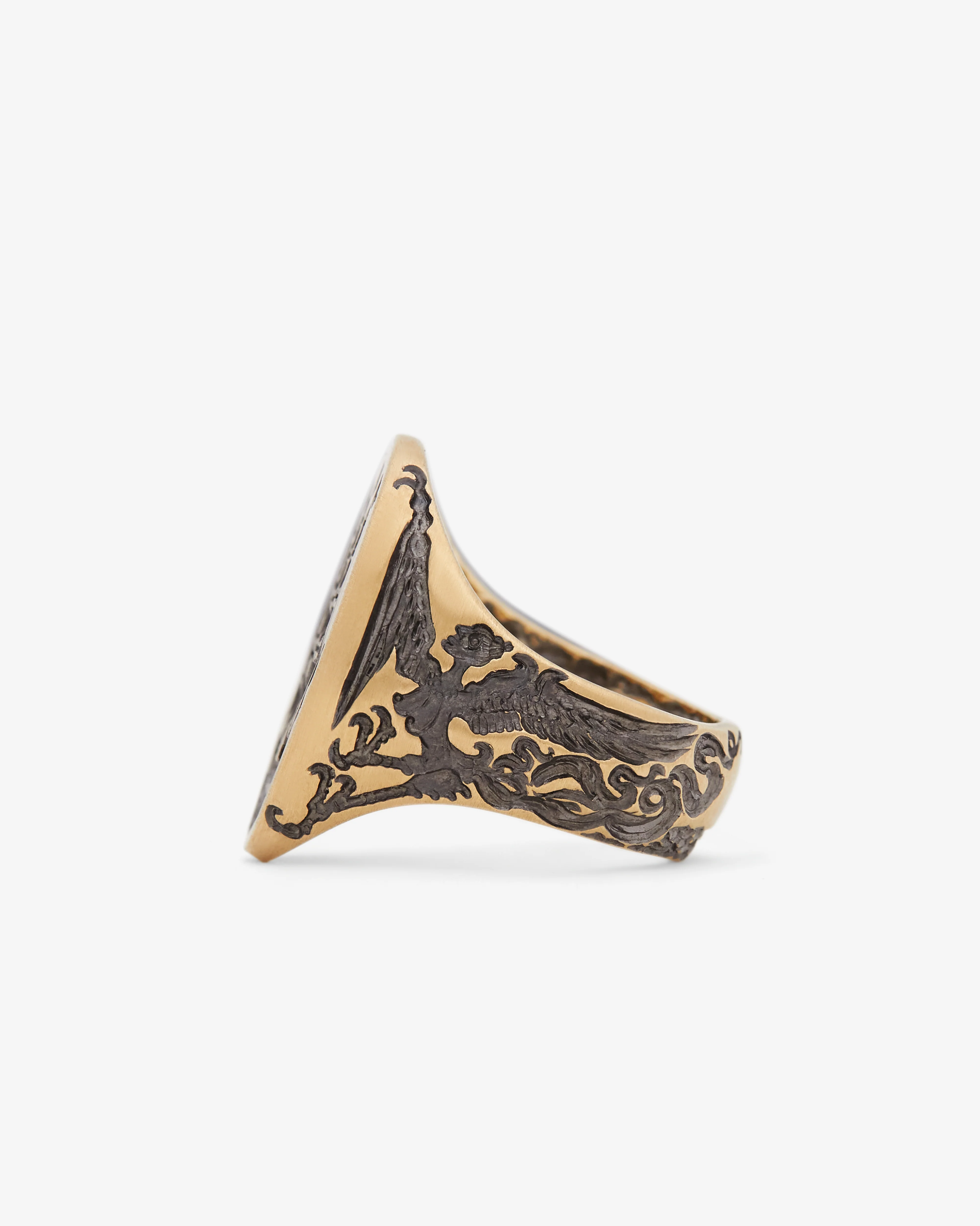Castro - Sirens Ship Signet - (Yellow Gold) - Image 2