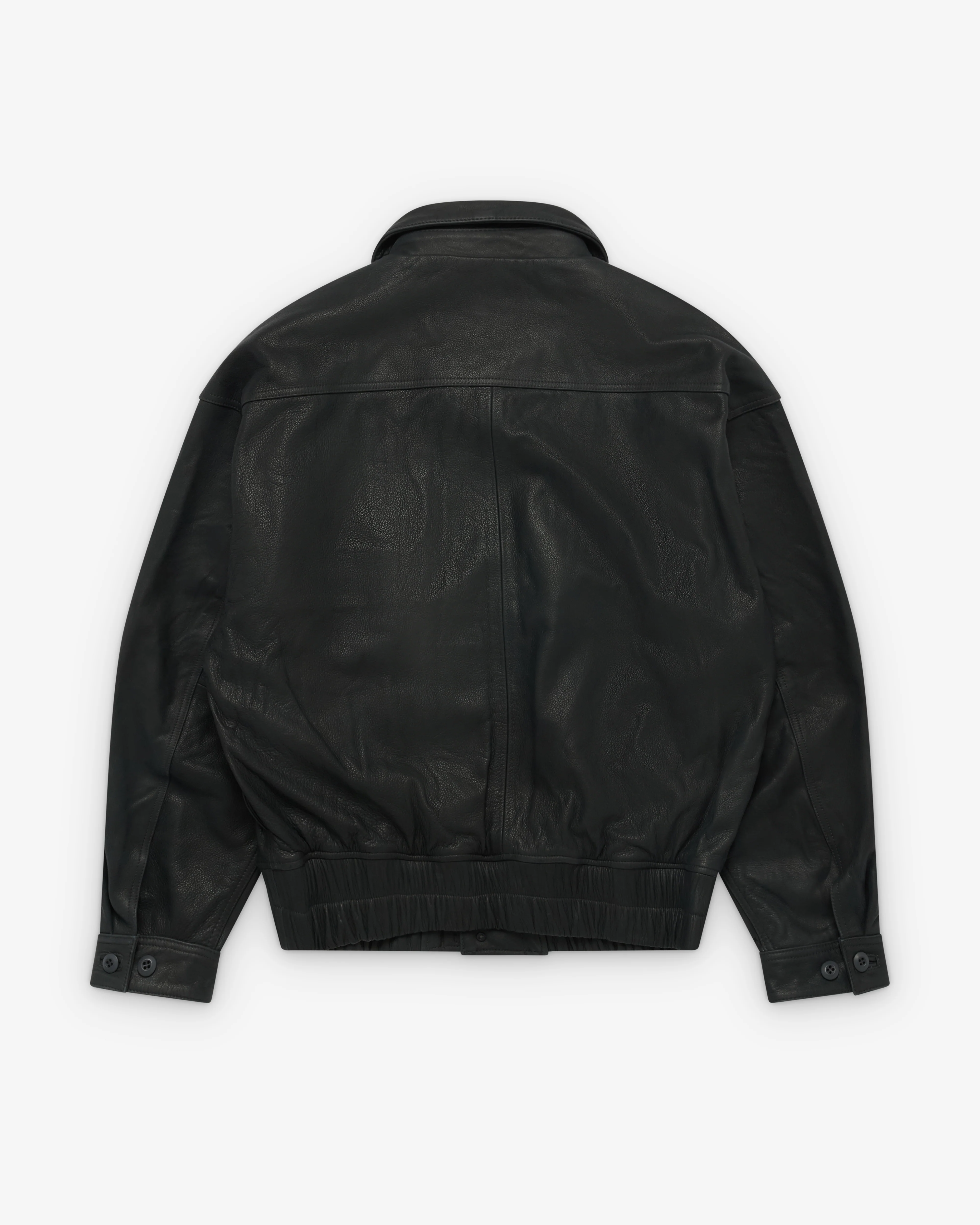 Cav Empt - Men's Community Leather Jacket - (Grey) - Image 2
