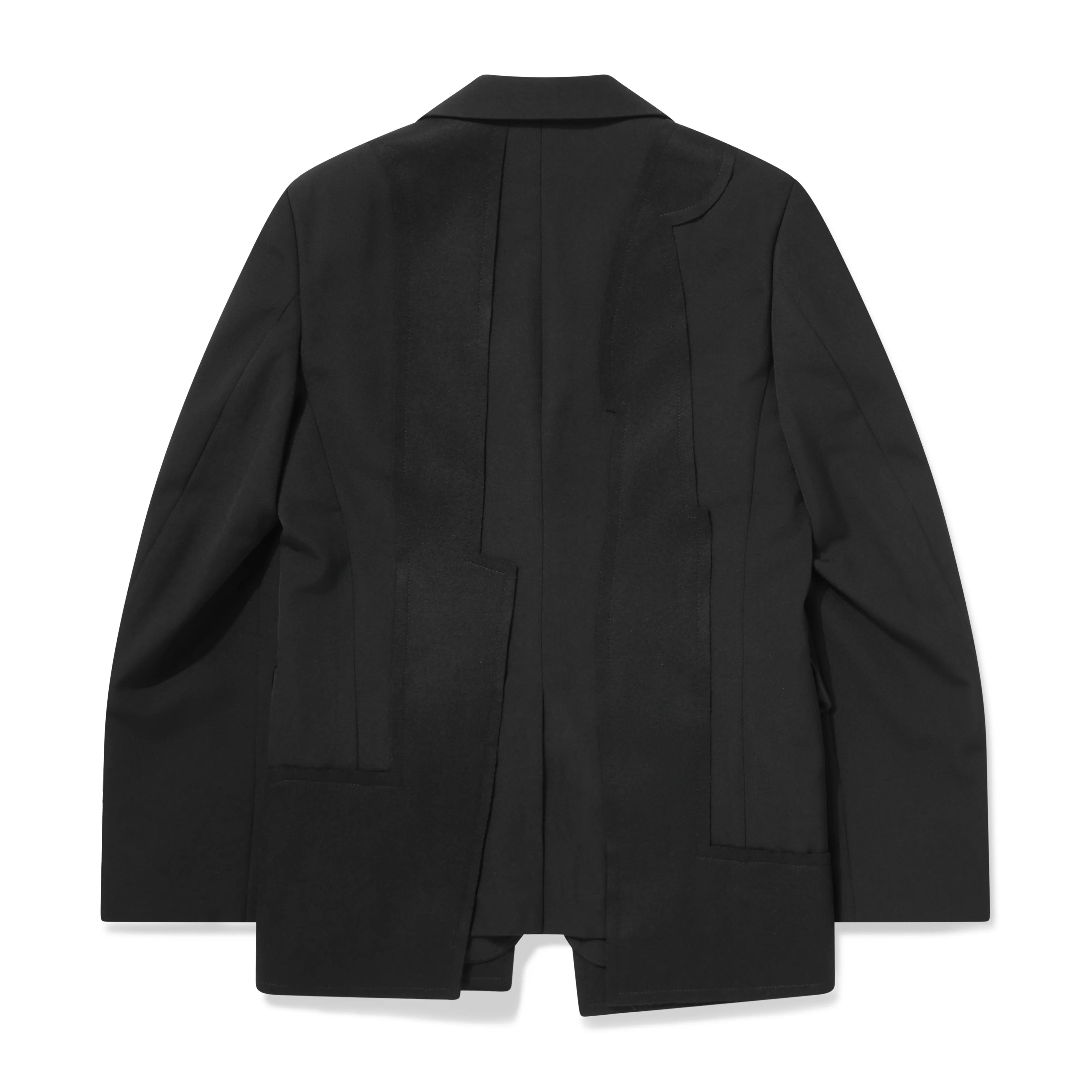BLACK Comme des Garçons - Wool Gabardine Jacket - (Black) - Image 2