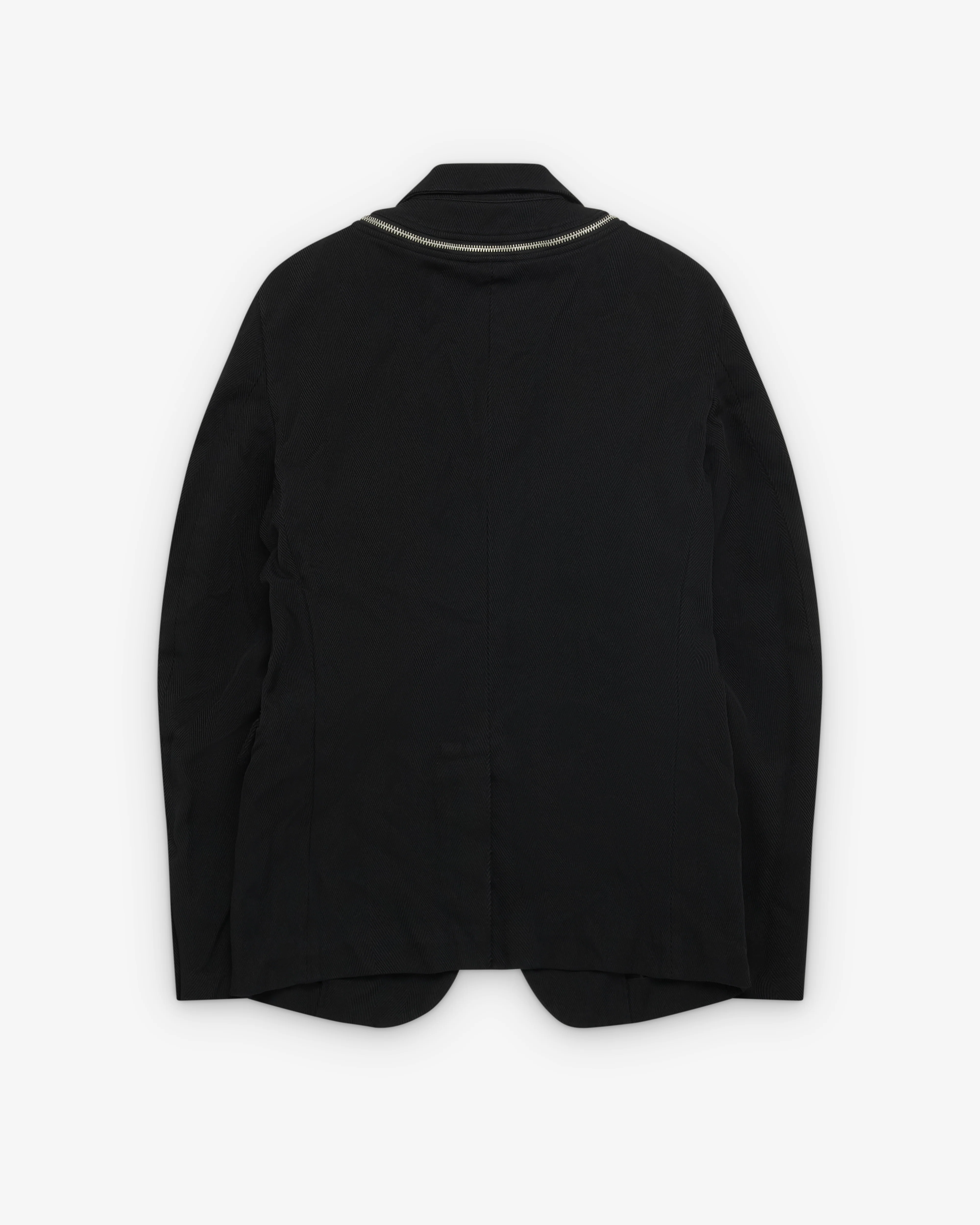Black Comme des Garçons - Zip Blazer - (Black) - Image 2