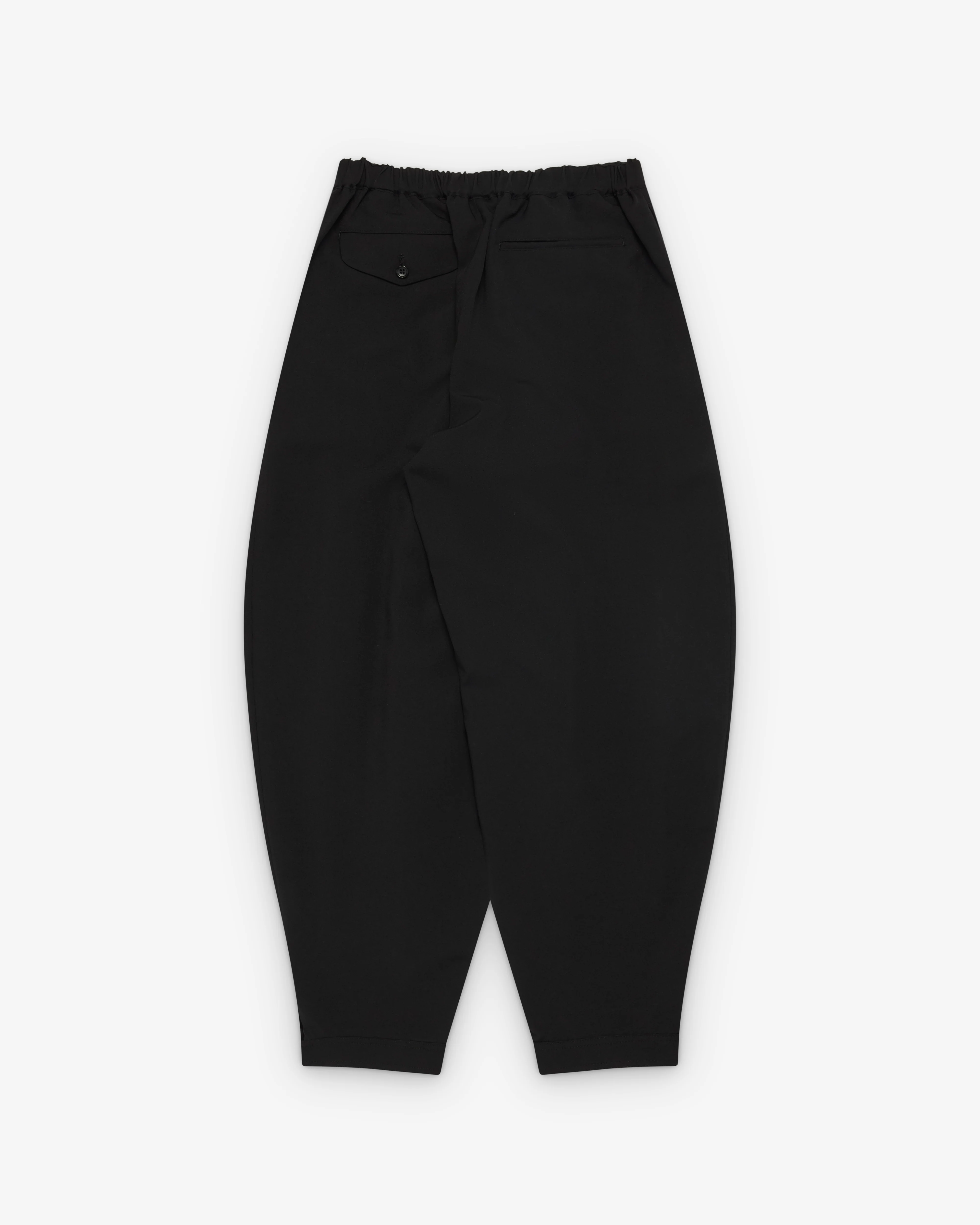 Black Comme des Garçons - Pleated Balloon Trousers - (Black) - Image 2