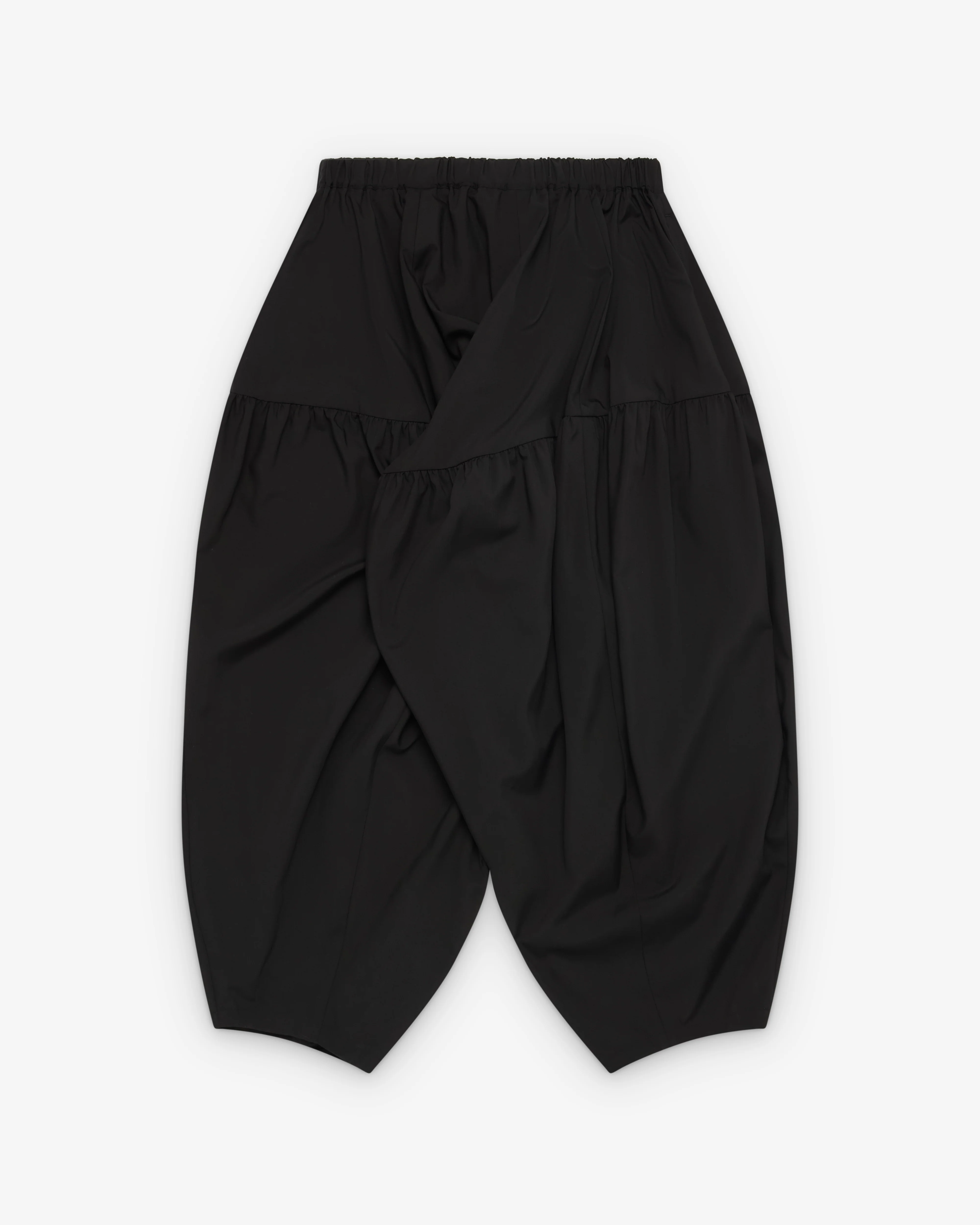 Black Comme des Garçons - Pleated Balloon Trousers - (Black) - Image 2