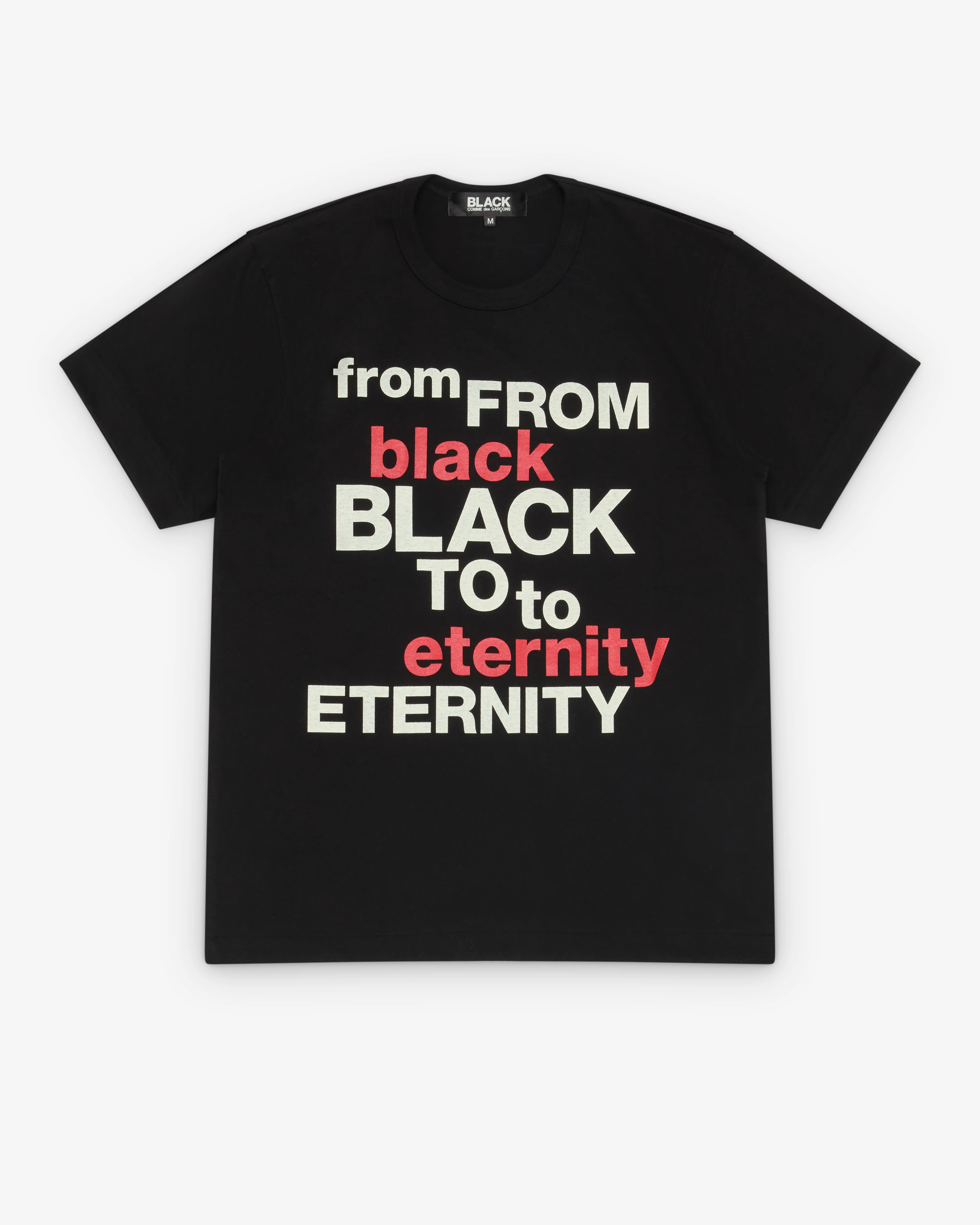 Black Comme des Garçons - Print T-Shirt - (Black)