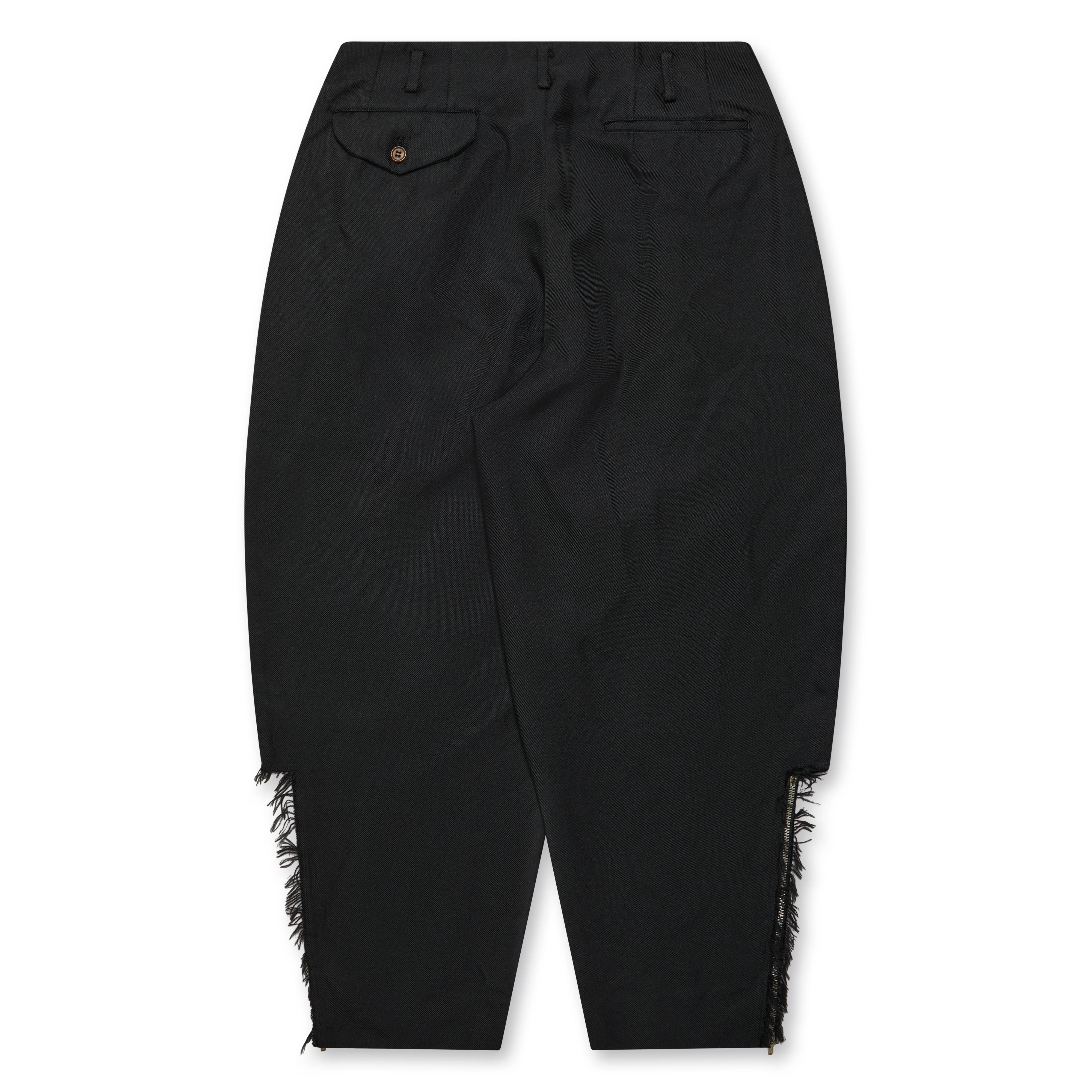 BLACK Comme des Garçons - Cut Out Detail Trousers - (Black) - Image 2