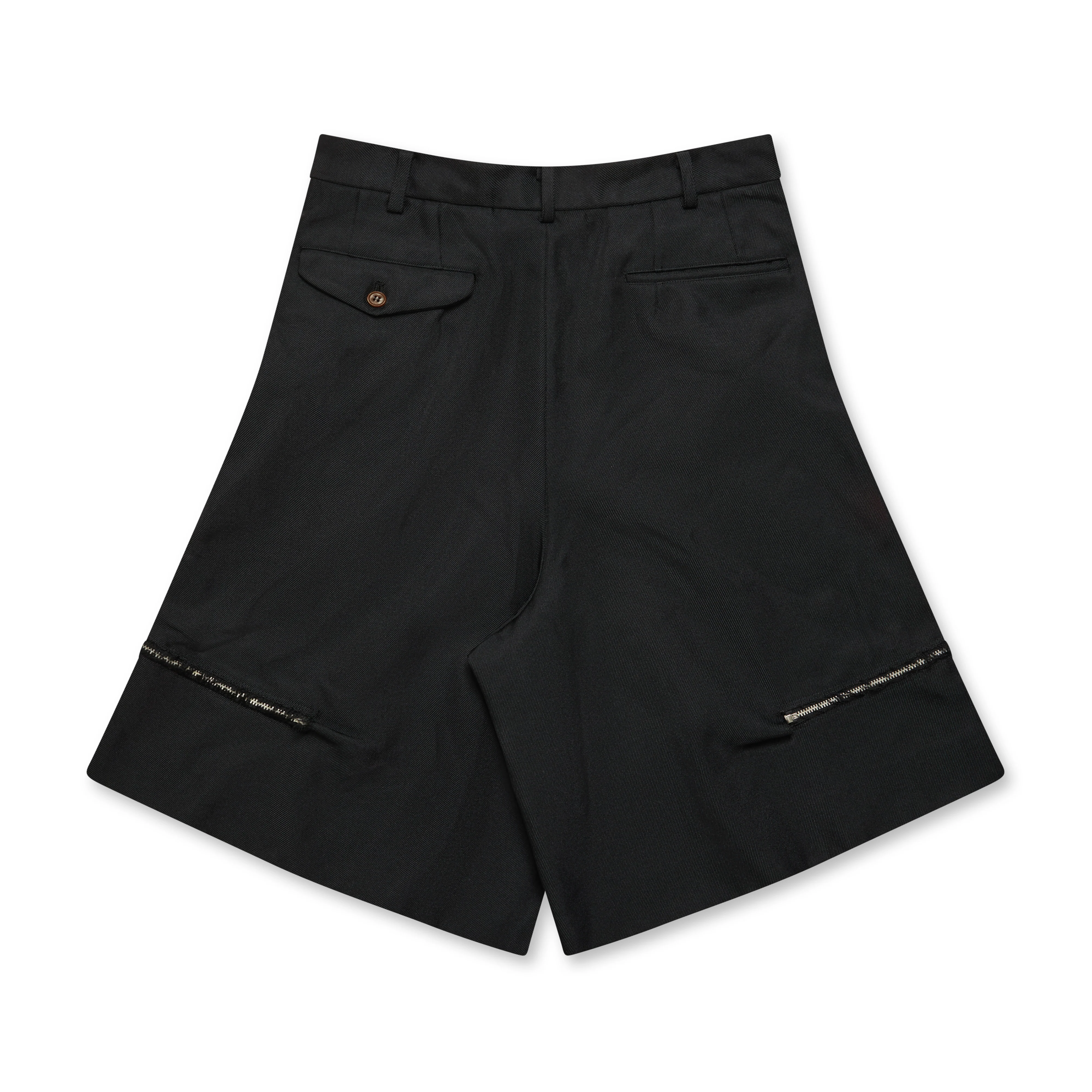 BLACK Comme des Garçons - Zip Shorts - (Black) - Image 2