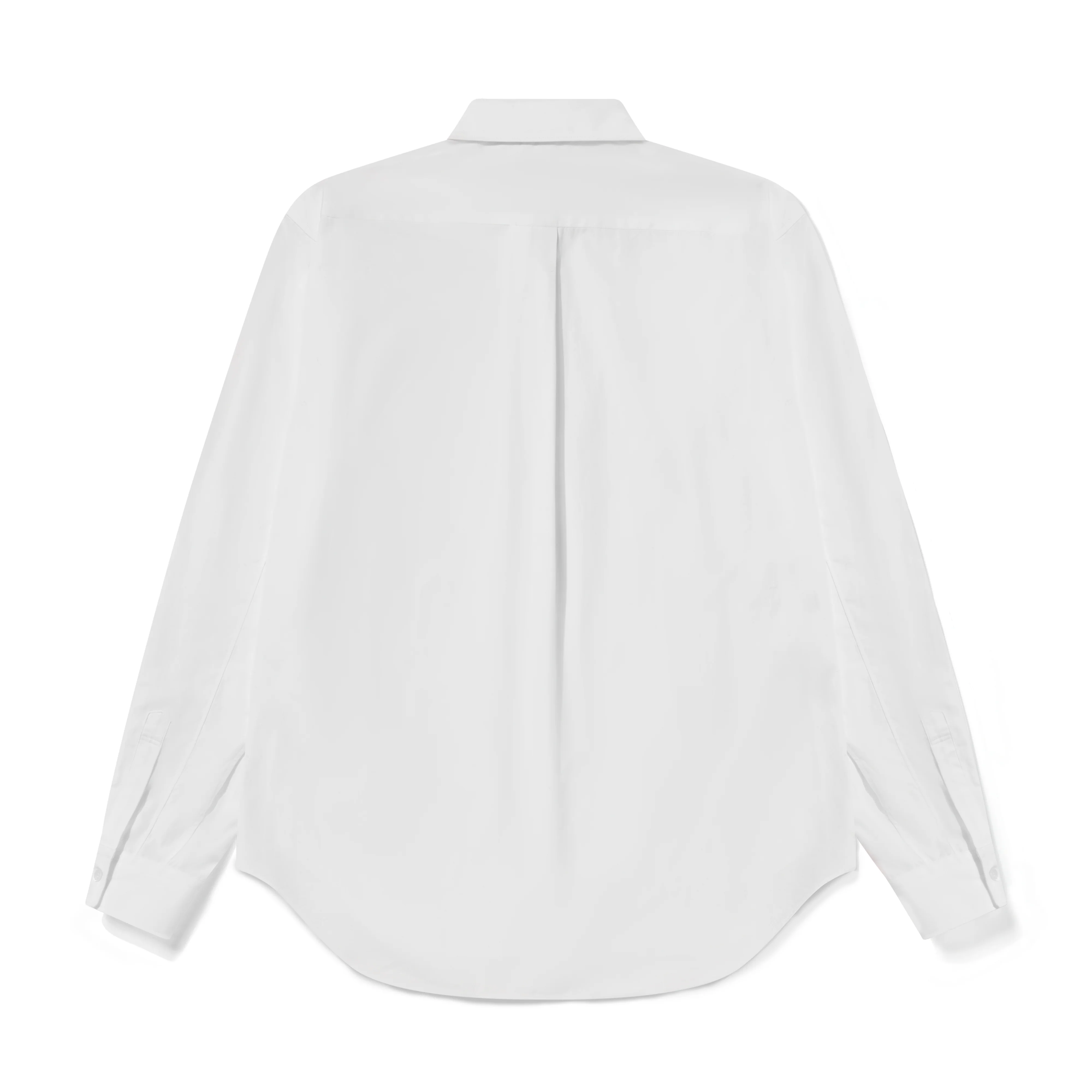BLACK Comme des Garçons - Zip Cut-Out Shirt - (White) - Image 2
