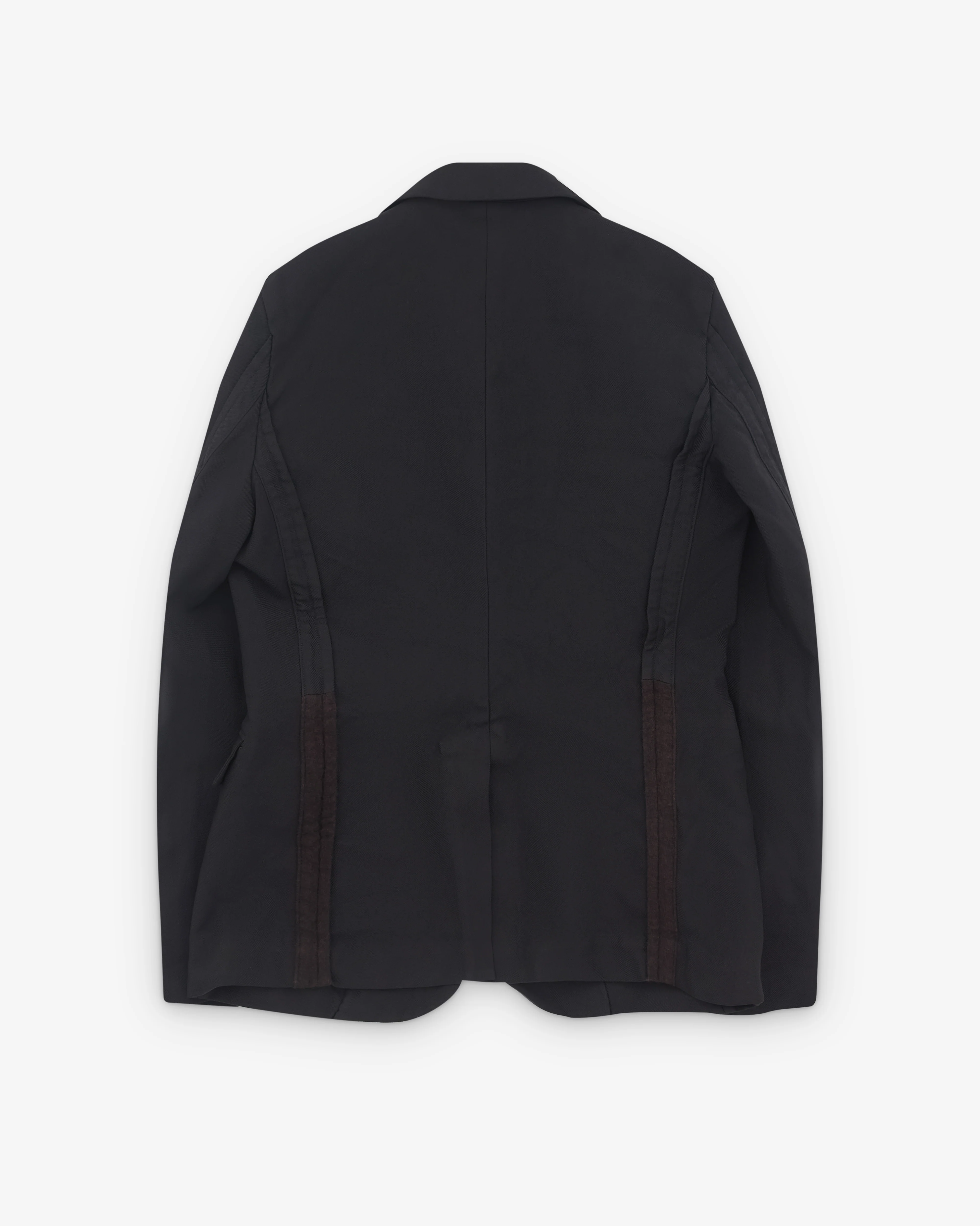 Black Comme des Garçons - Round Collar Blazer - (Black) - Image 2