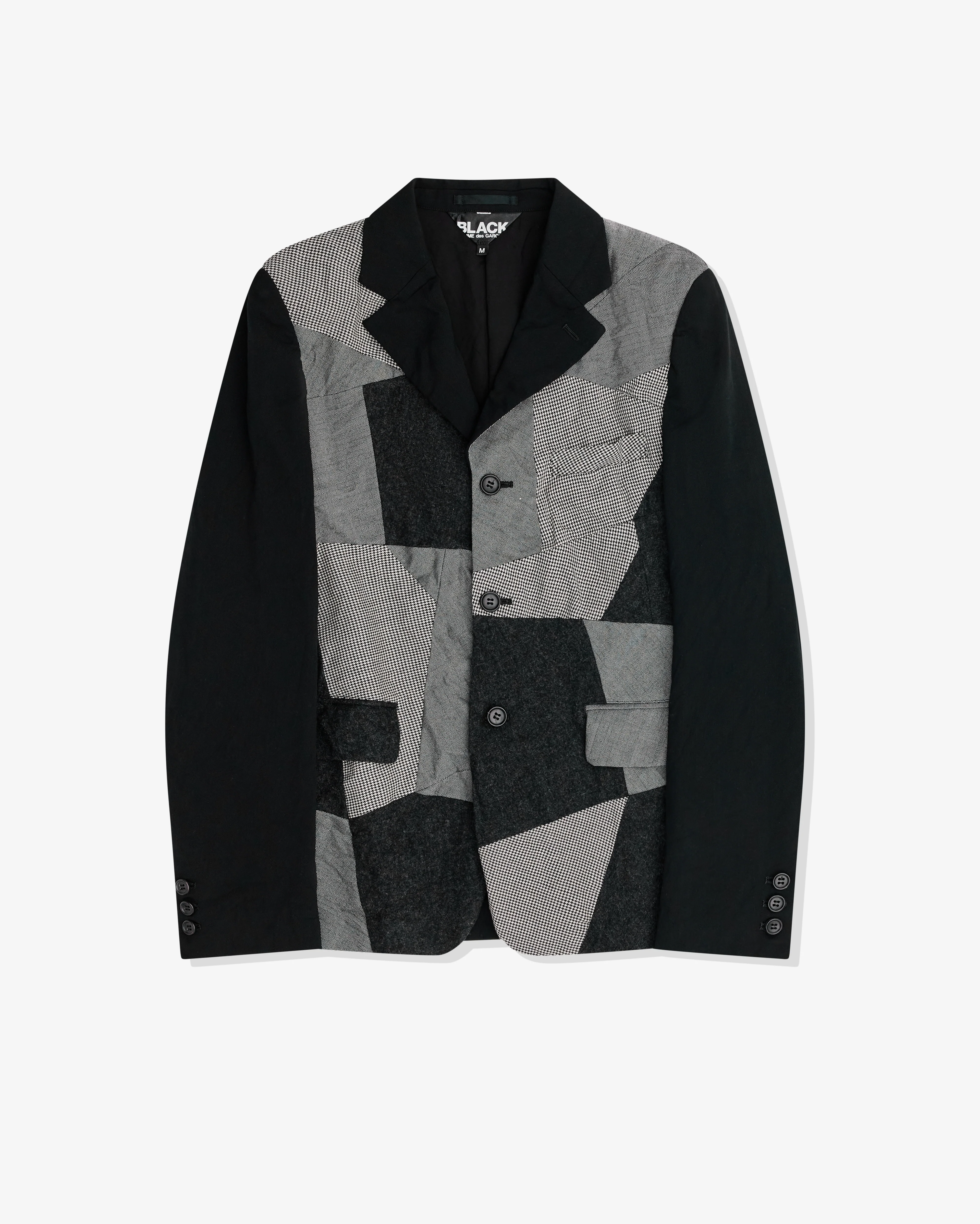 Black Comme des Garçons - Multi Fabric Jacket - (Black)