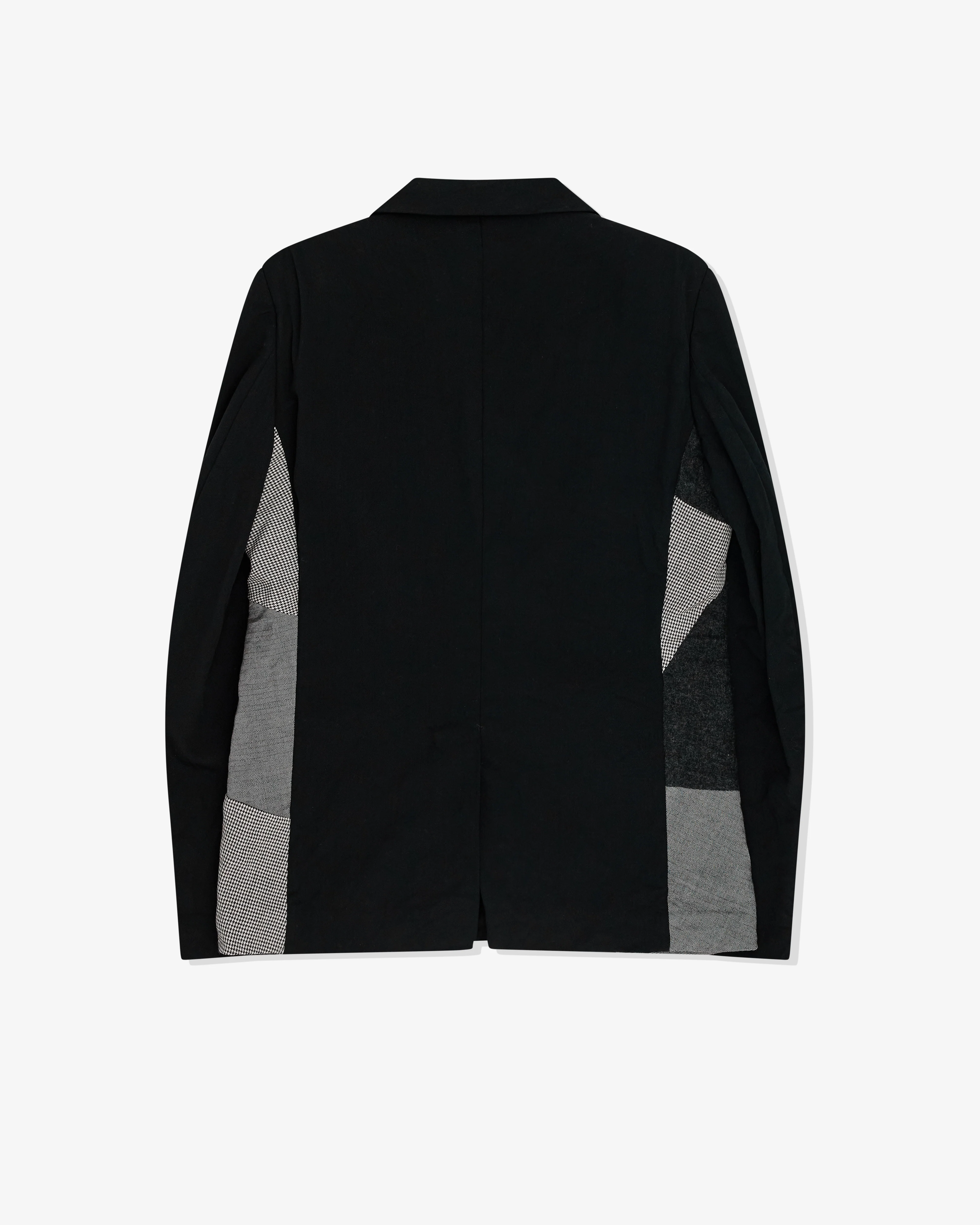 Black Comme des Garçons - Multi Fabric Jacket - (Black) - Image 2