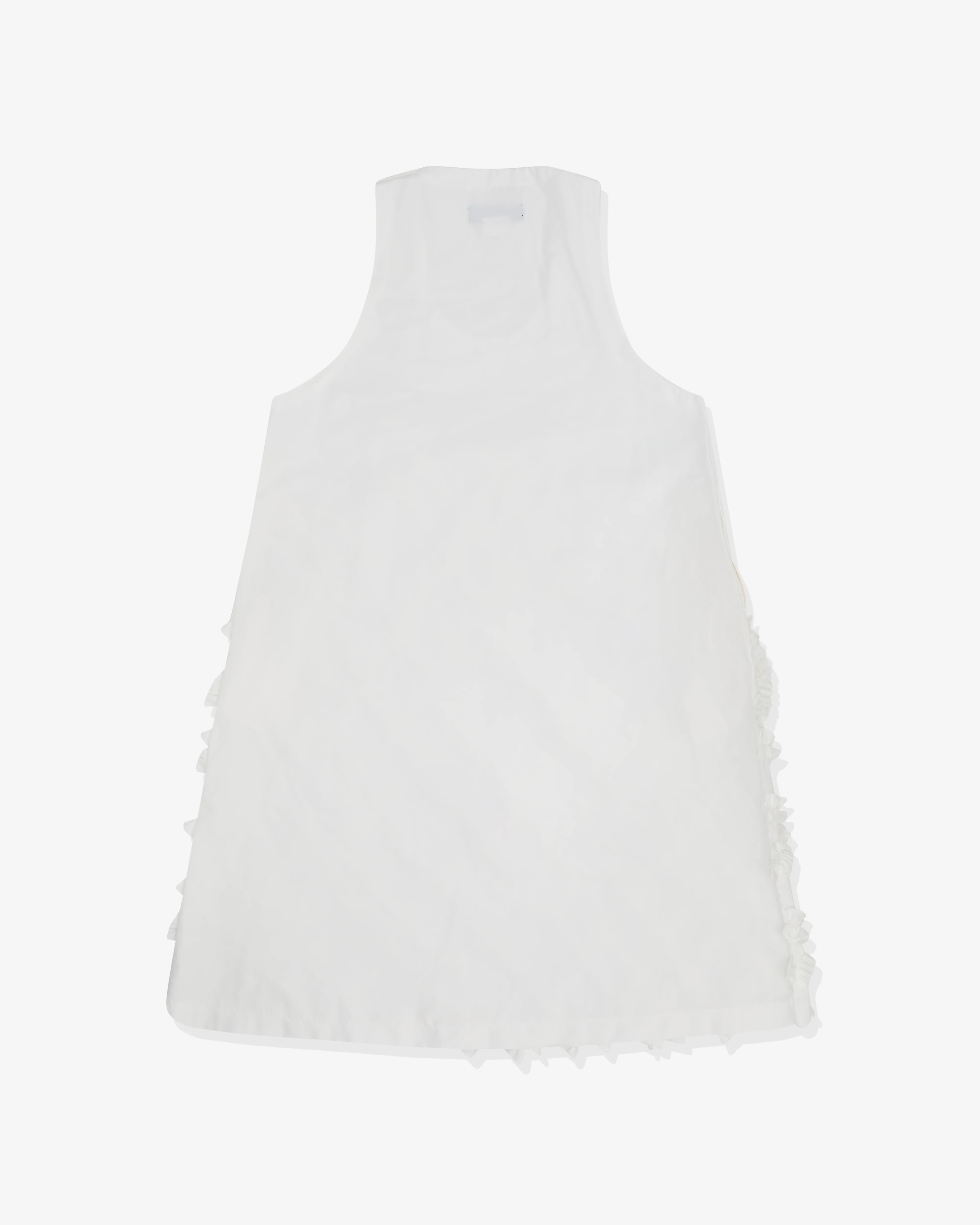 Black Comme des Garçons - Textured Sleeveless Dress - (White) - Image 2