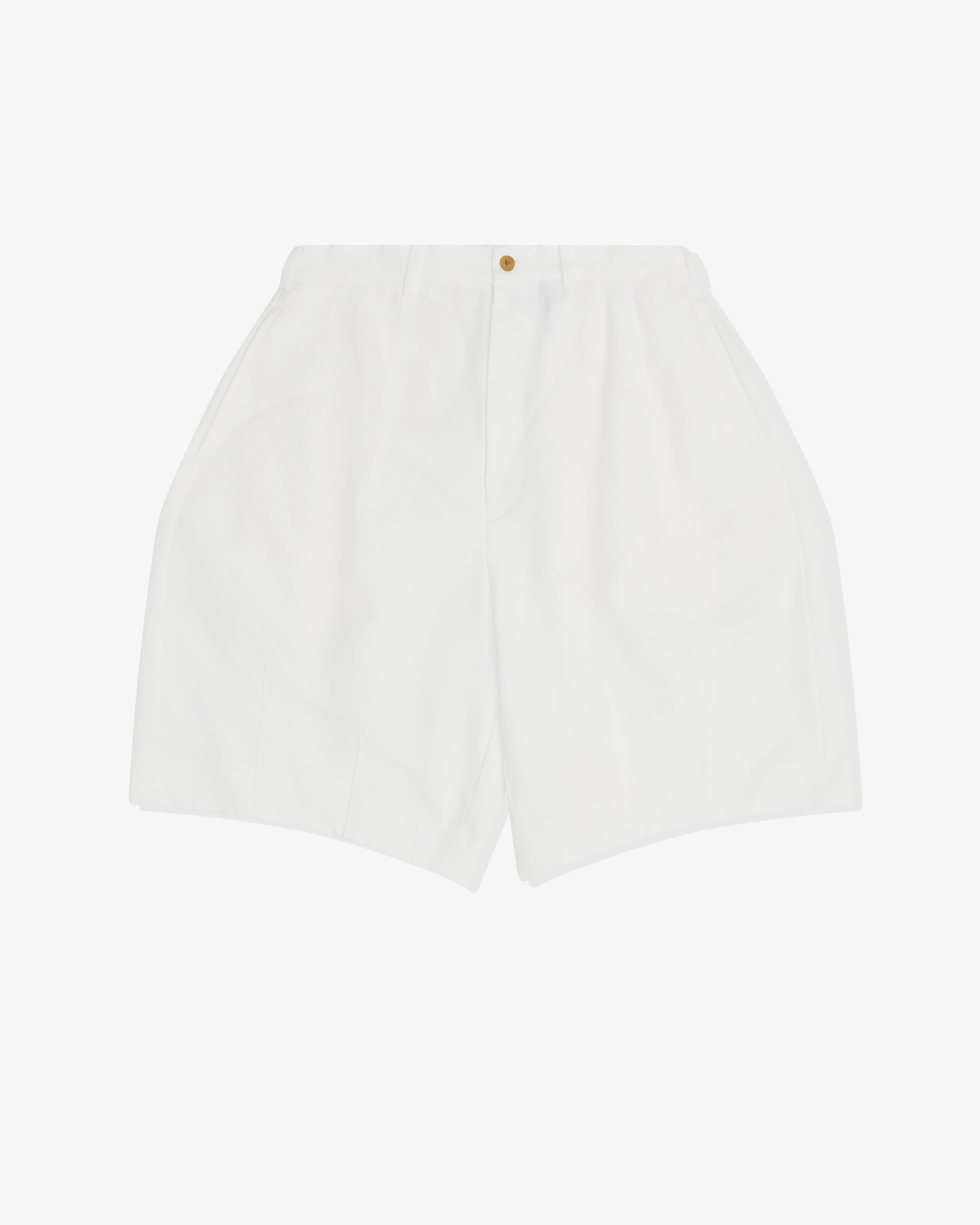 Black Comme des Garçons - Wide Leg Shorts - (White)
