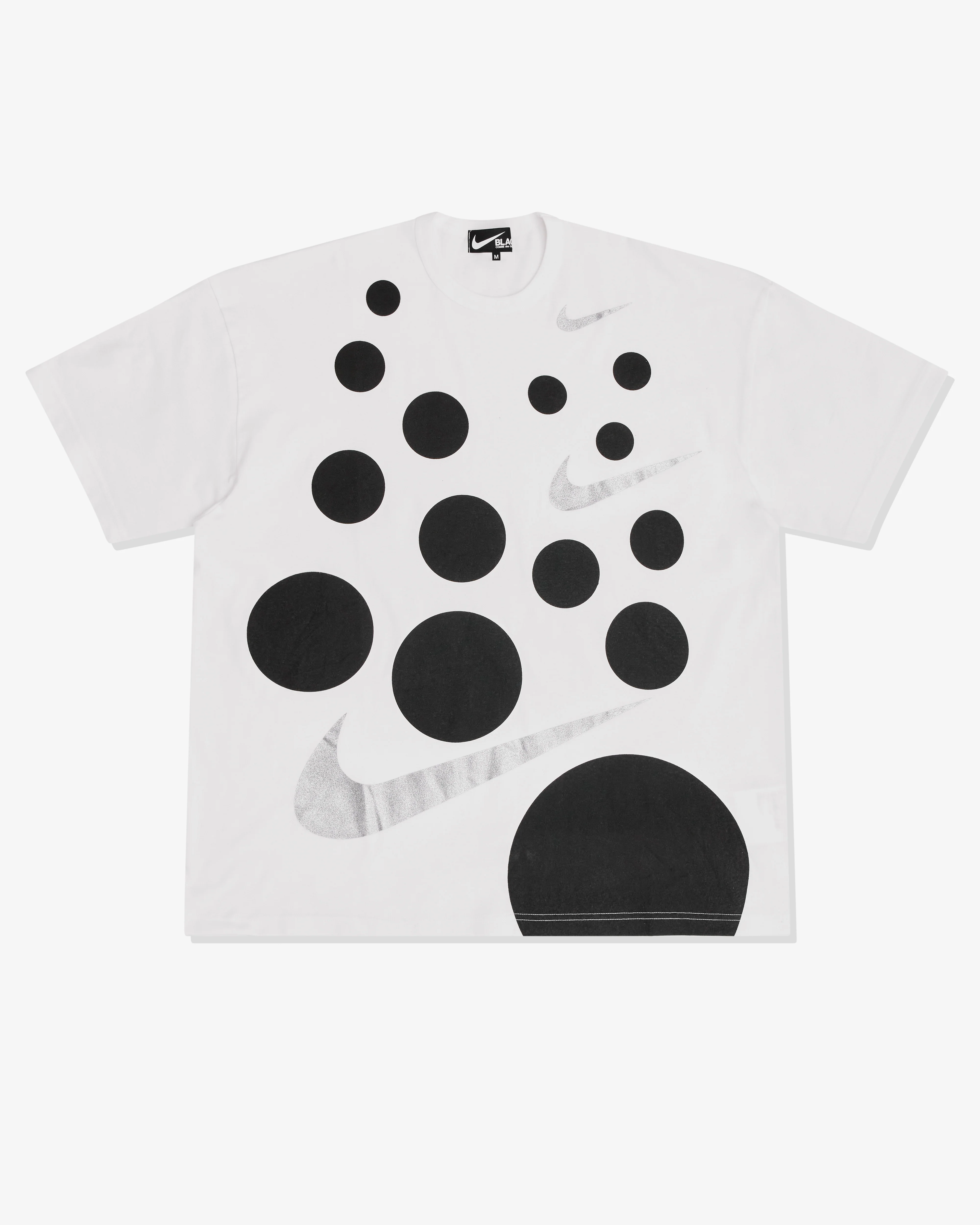 Black Comme des Garçons - Nike Oversized T-Shirt - (White)