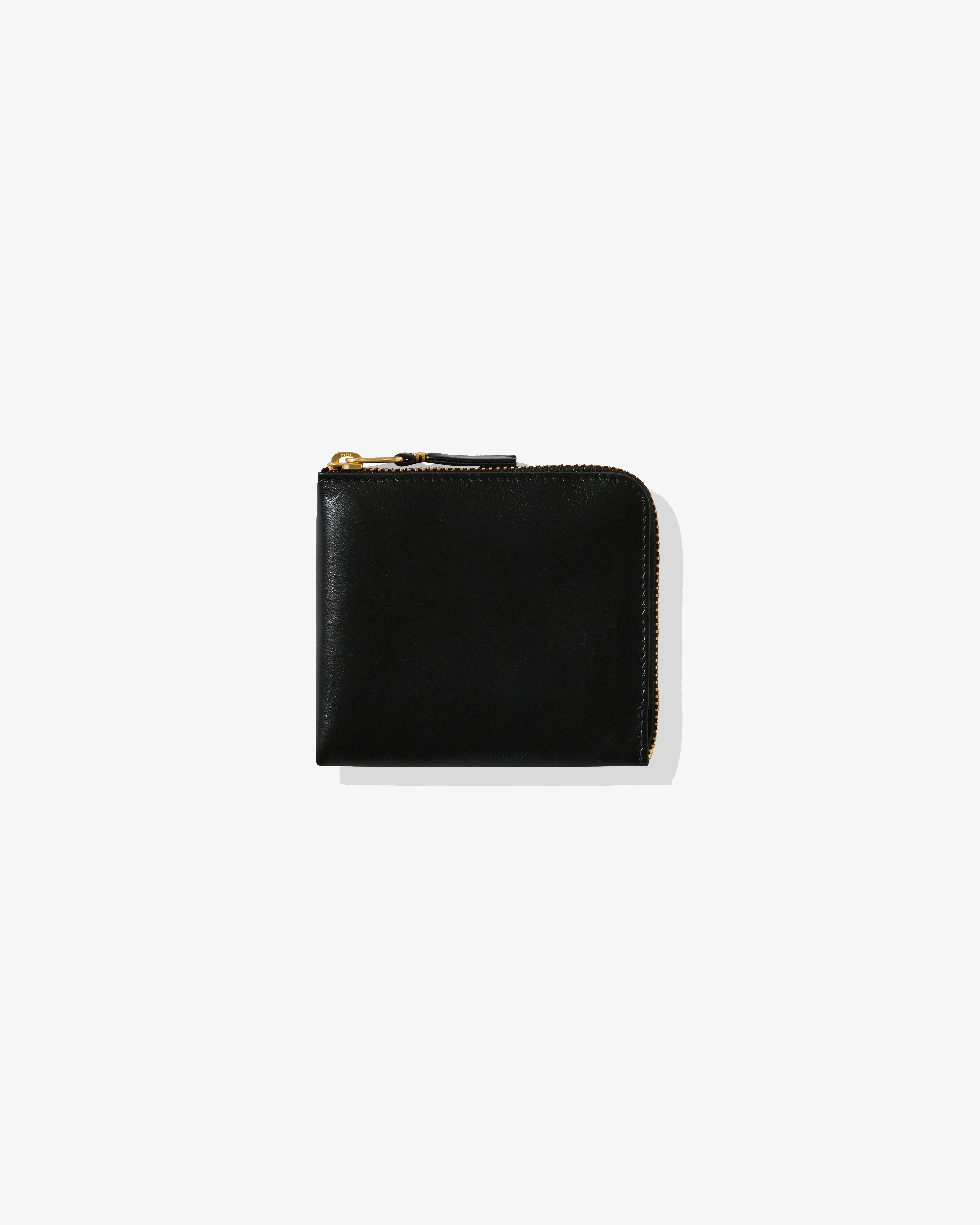 CDG Wallet - Classic Leather Zip Around Wallet - (Black SA3100)