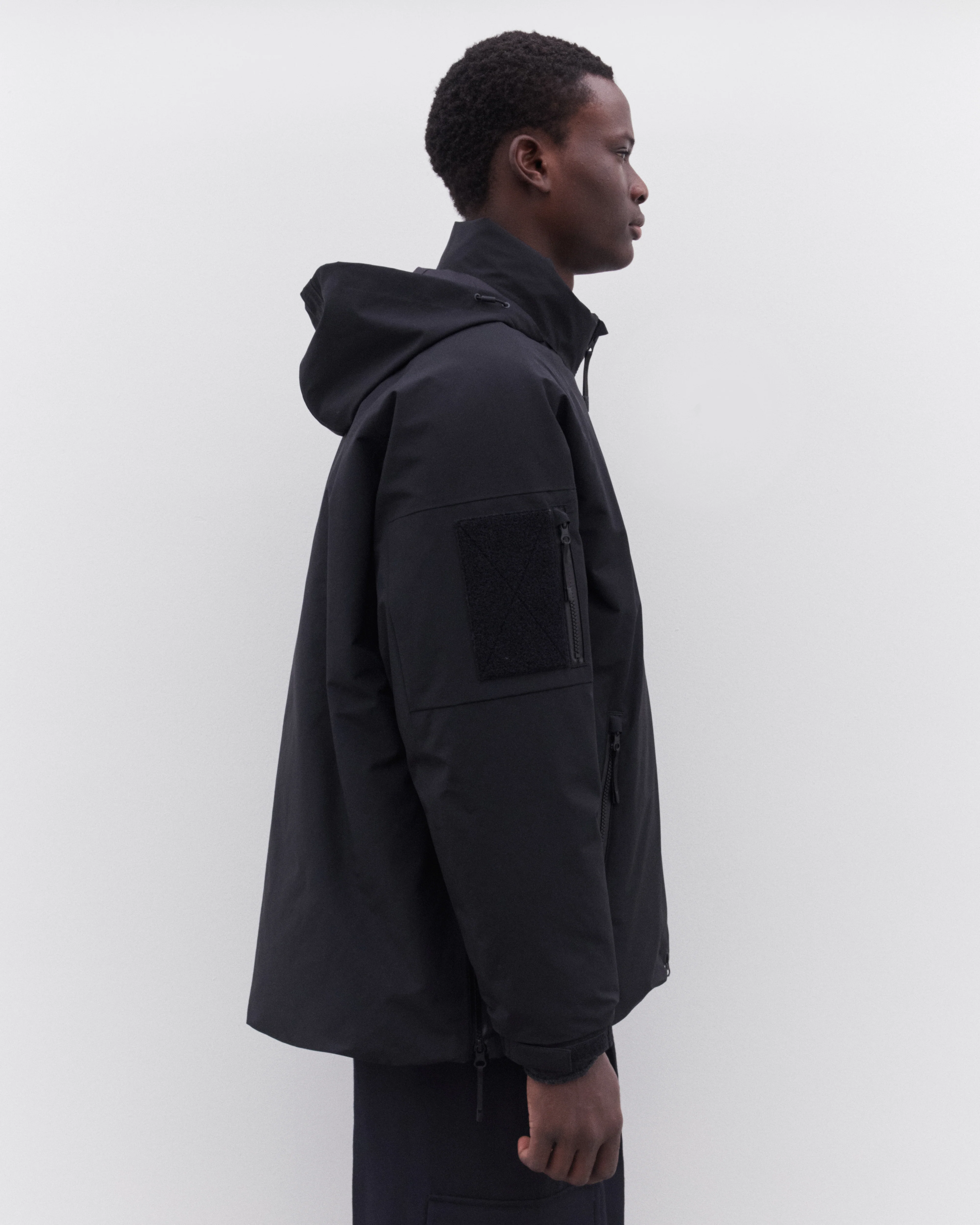 CDG Homme - Men’s Padded Shell Jacket - (Black) - Image 4