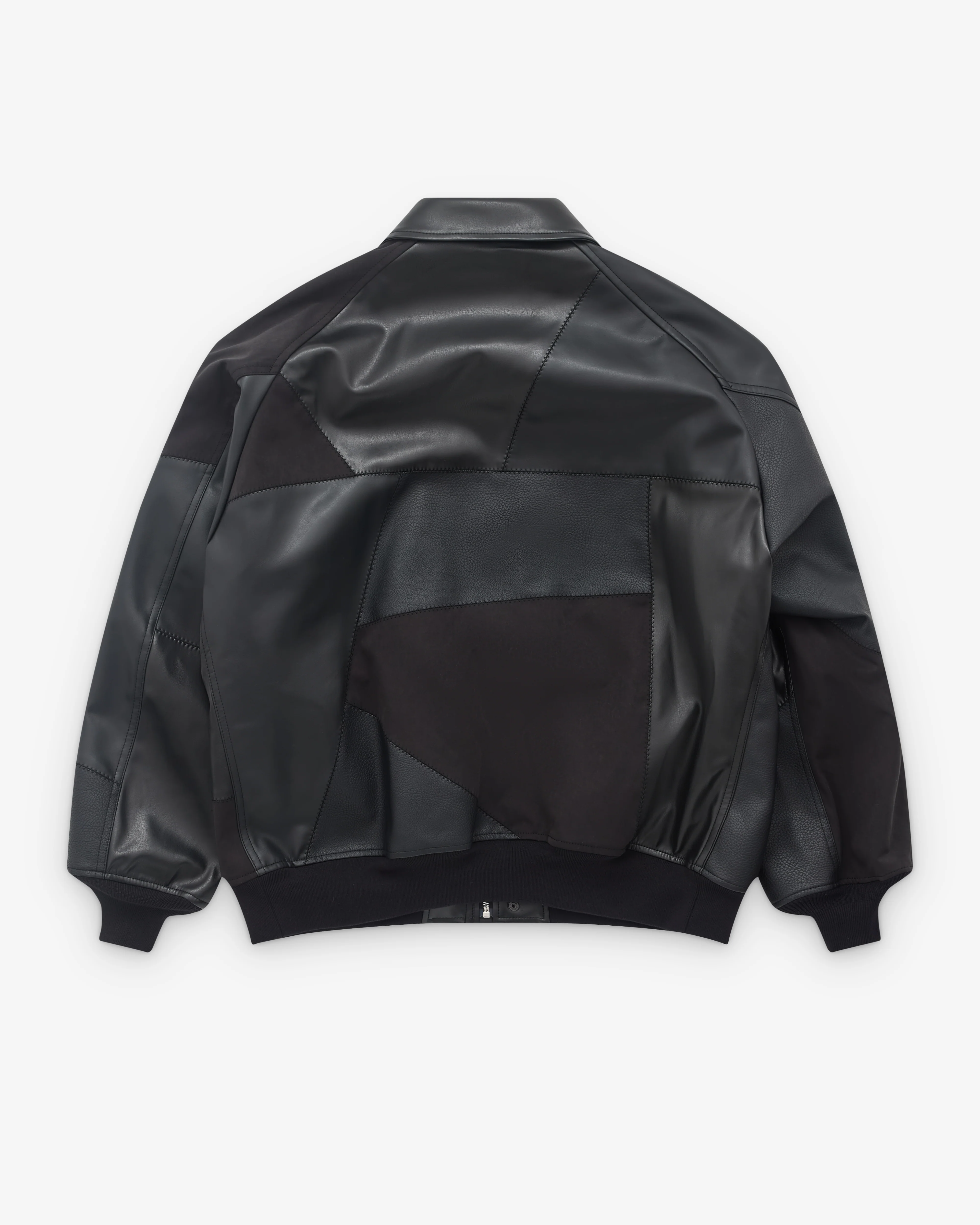 CDG Homme - Men’s Patchwork Bomber Jacket - (Black) - Image 2