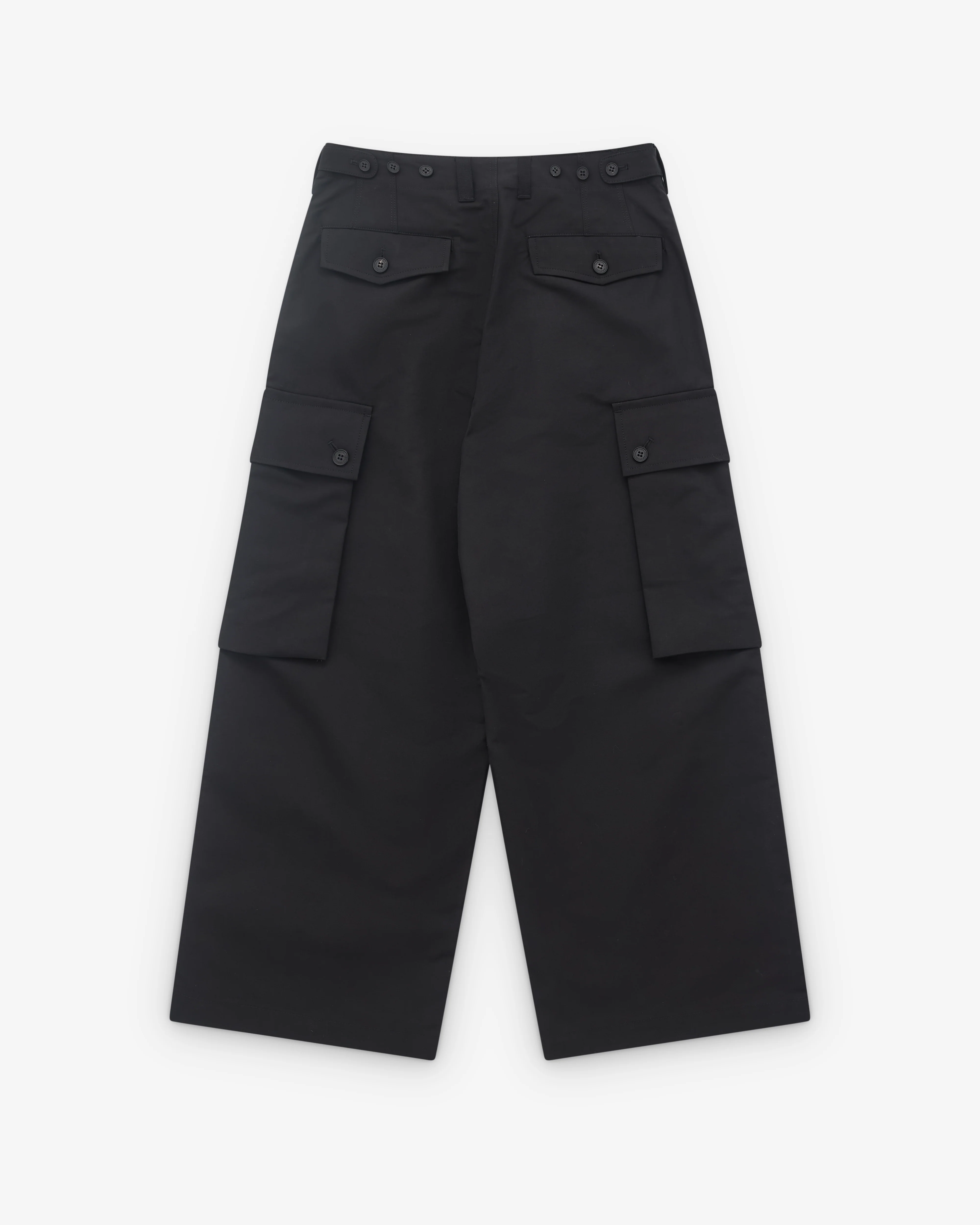CDG Homme - Men's Wide Leg Pocket Trouser - (Black) - Image 2