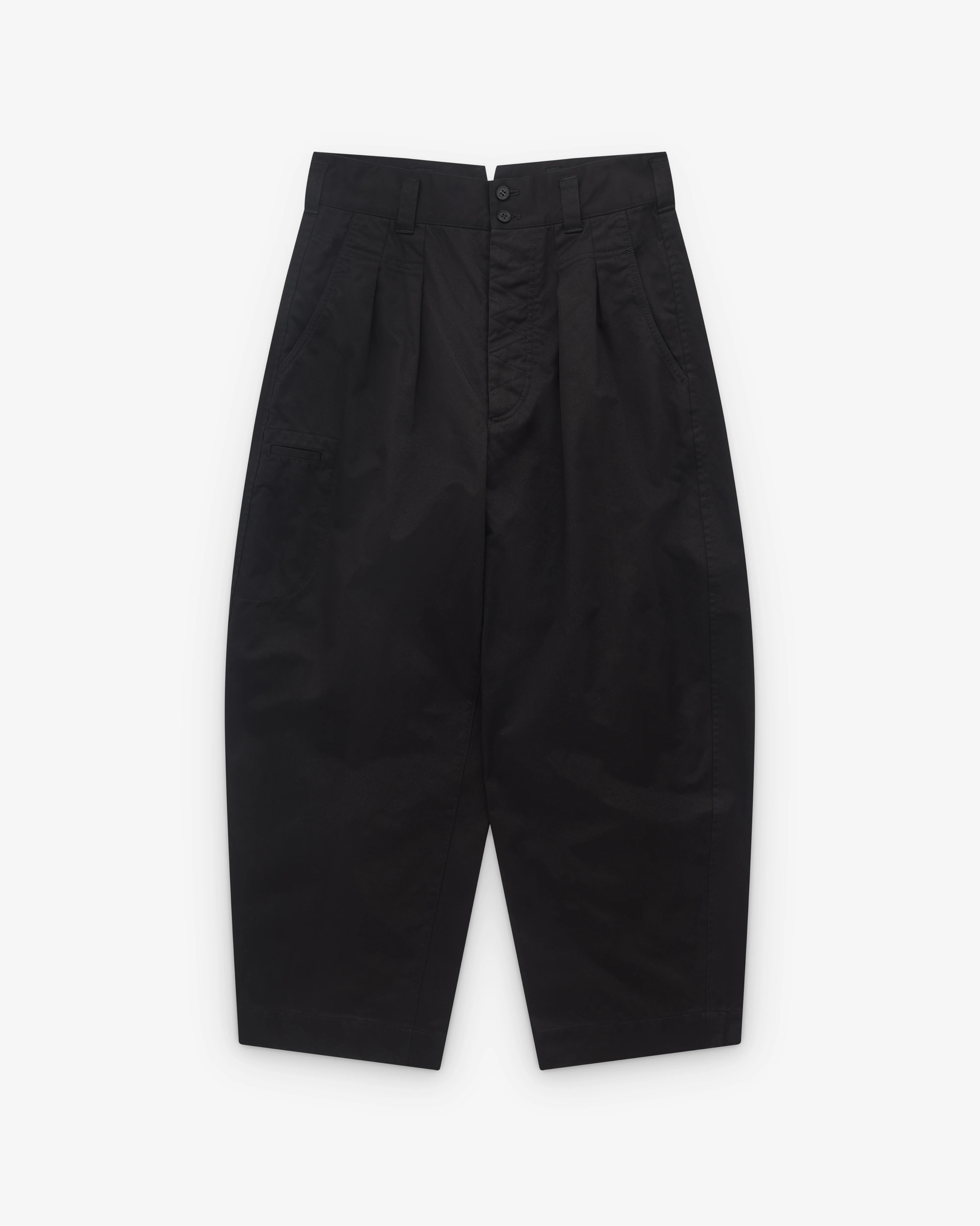 CDG Homme - Men’s Cotton Pleated Trouser - (Black)