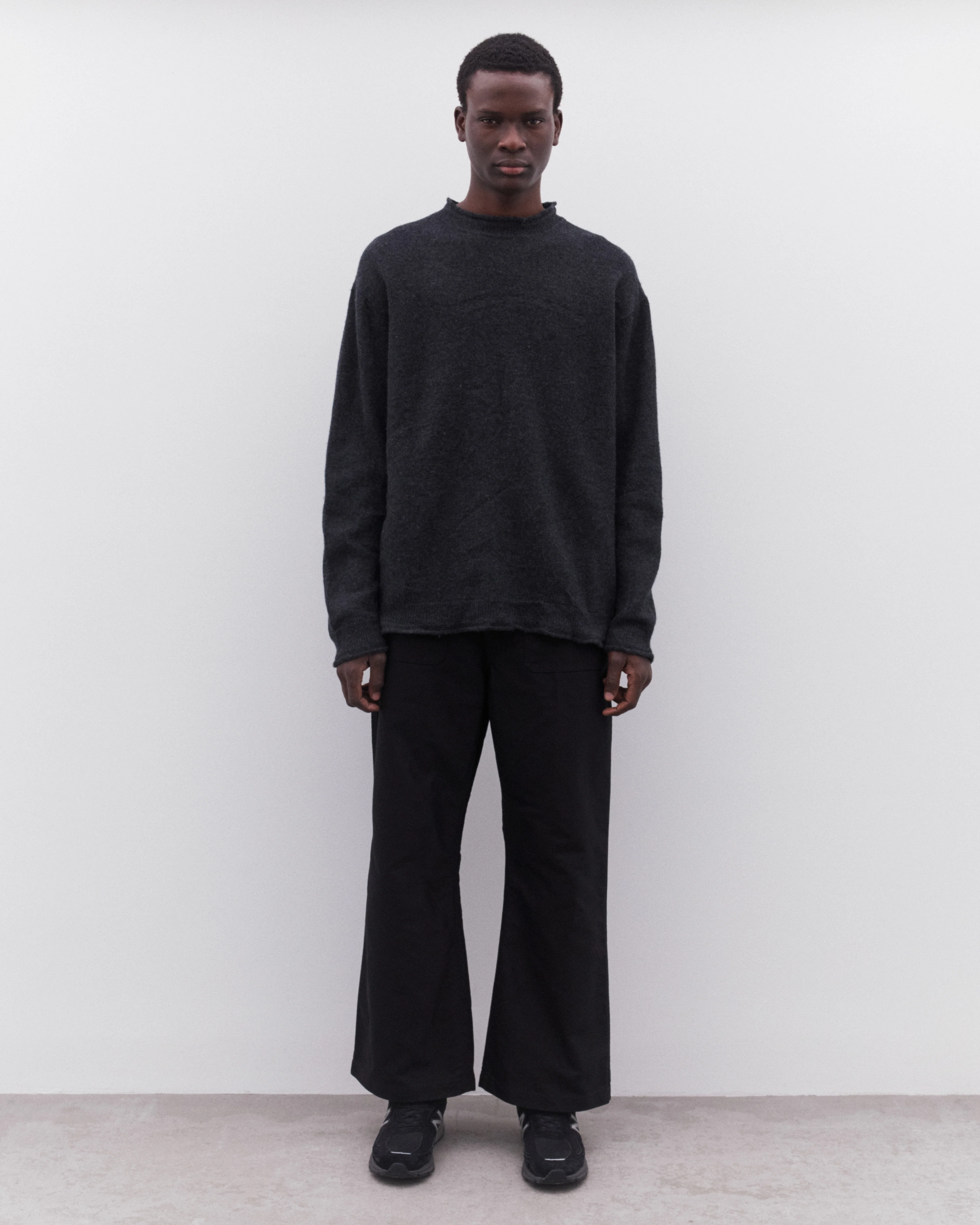 CDG Homme - Men’s Roll Neck Sweater - (Grey) - Image 6