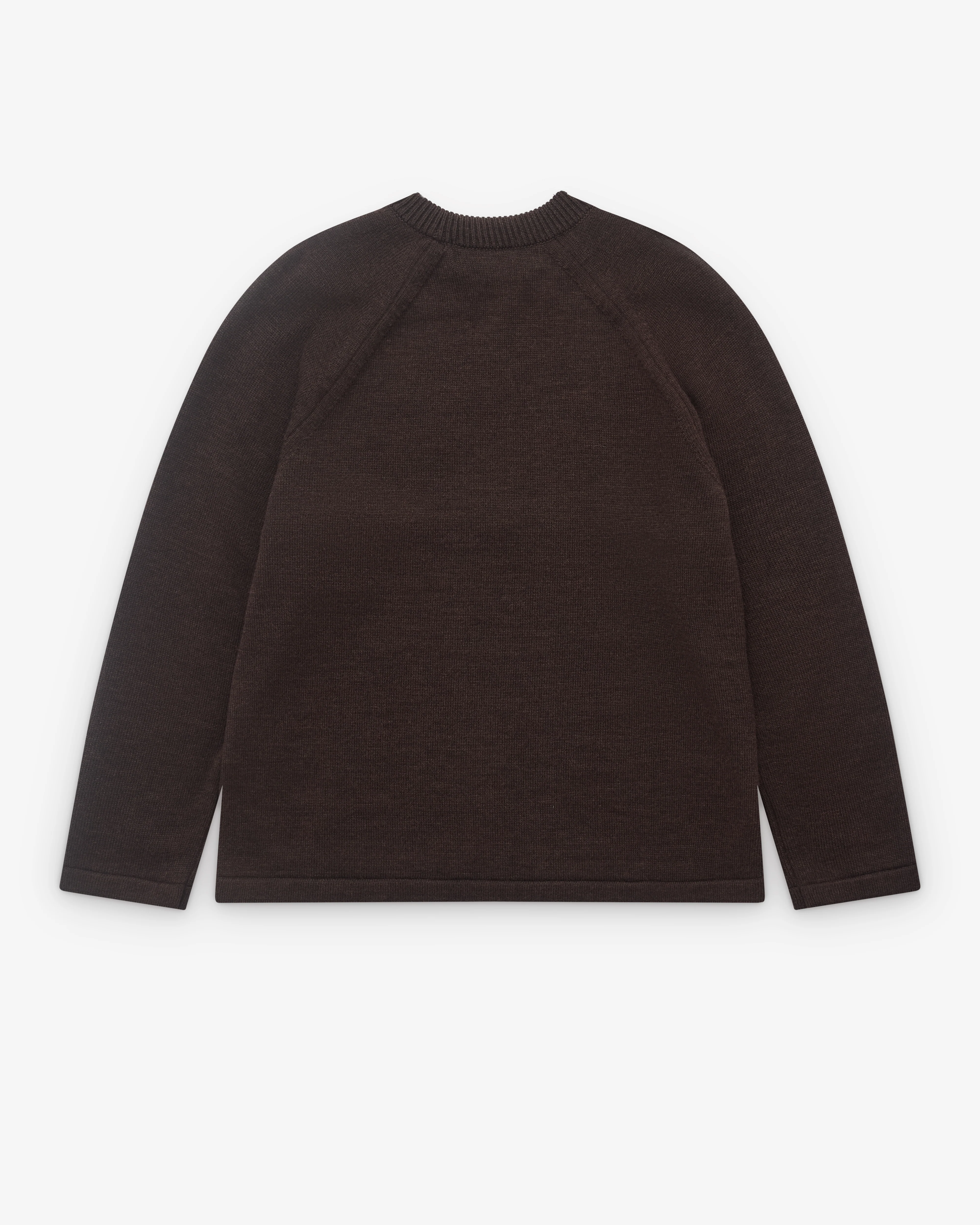 CDG Homme - Men's Raglan Sleeve Sweater - (Brown) - Image 2